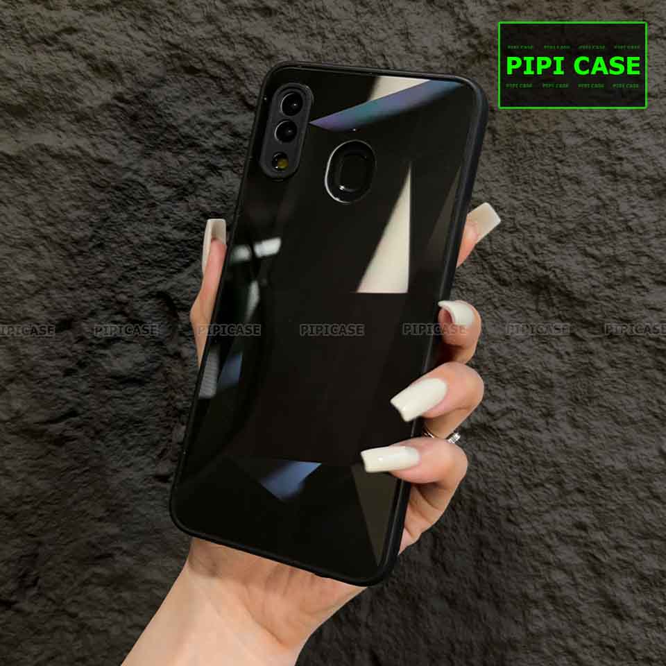 Ốp Lưng Samsung A20 / A30 - Kim Cương 6D - Đen_thumbnail_2