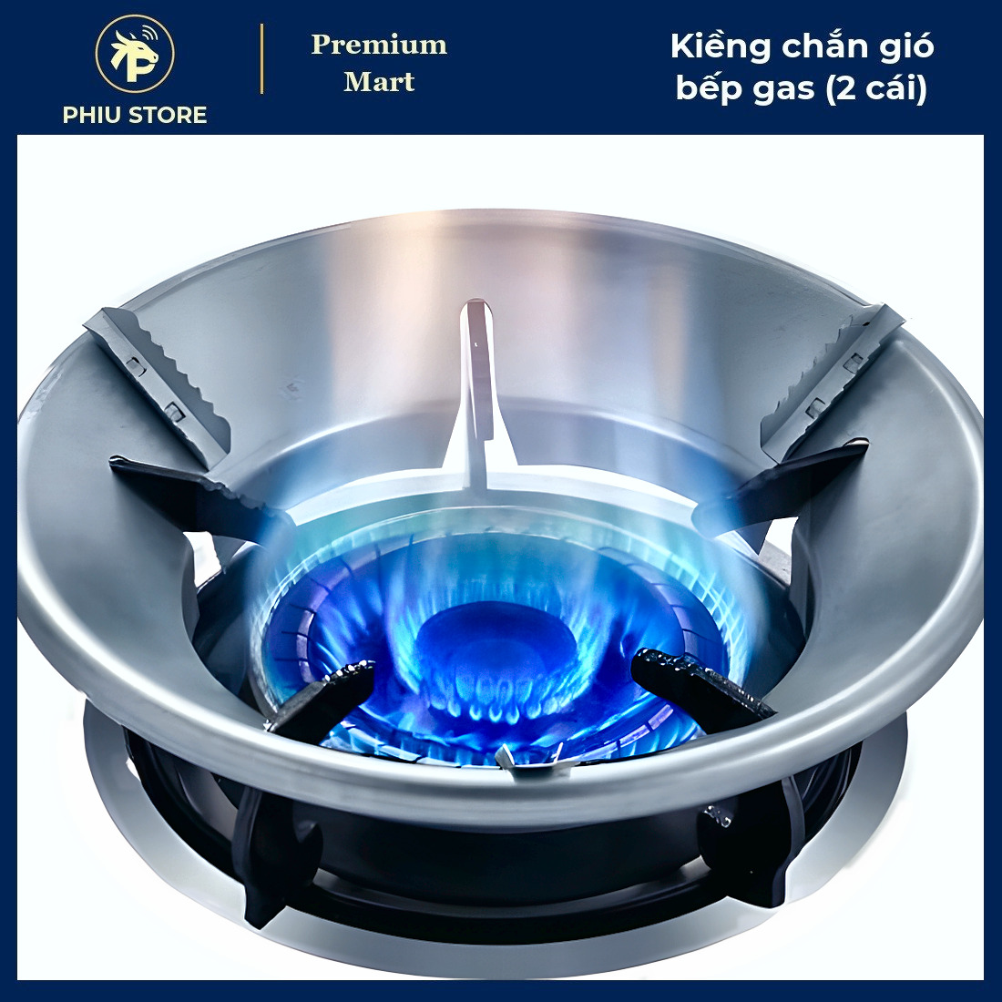 Combo Bếp Gọn Nhà Sạch 4 Món - Bột Tẩy Lồng Máy Giặt, Mài Dao 3 Khe, Kiềng Chắn Gió Bếp Gas, Cối Chày Inox_thumbnail_3