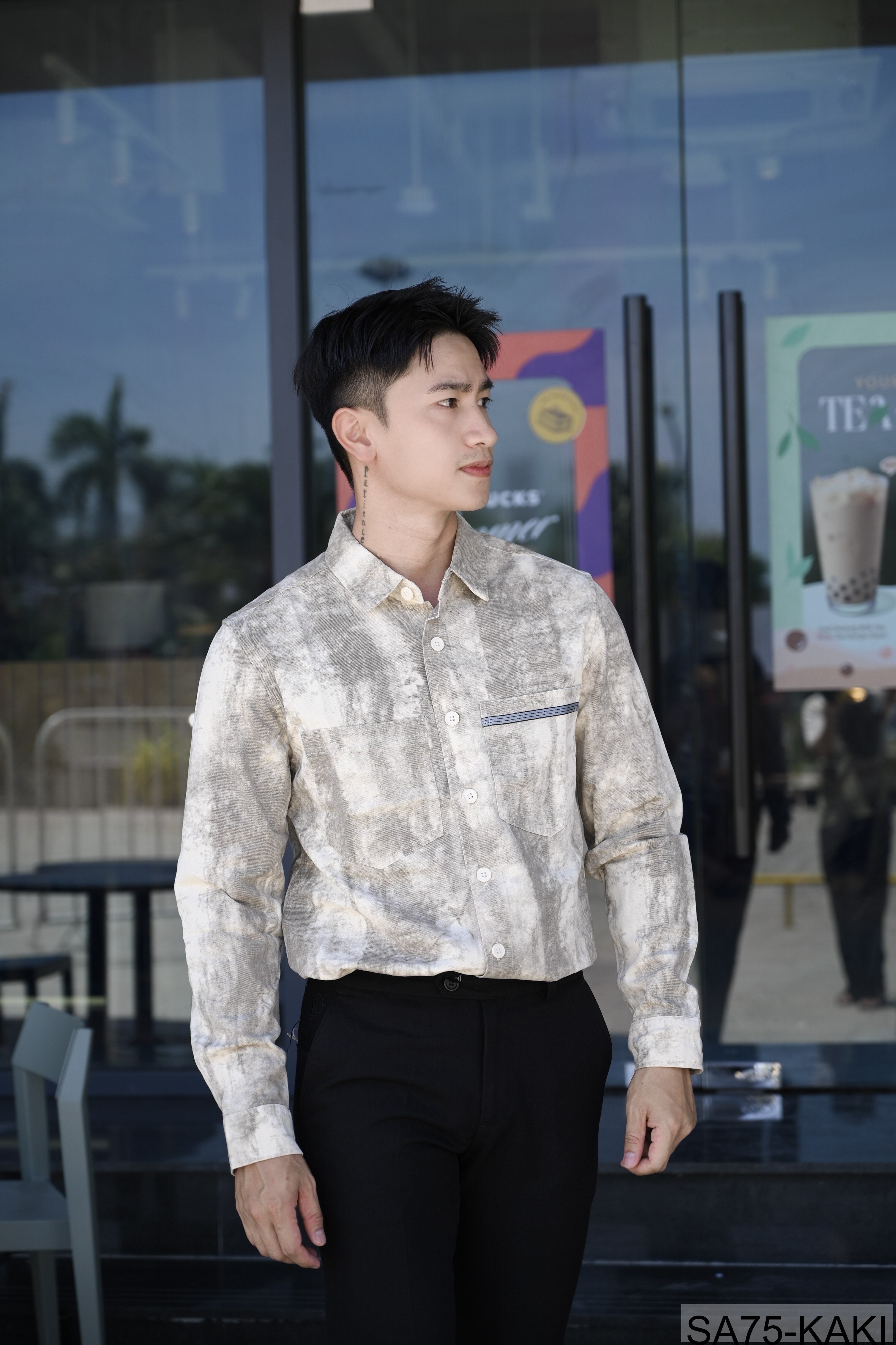 SA75 - Áo Sơ Mi Nam Dài Tay In Họa Tiết Phong Cách Nhật Bản Chất Cotton Mềm Mại_thumbnail_10