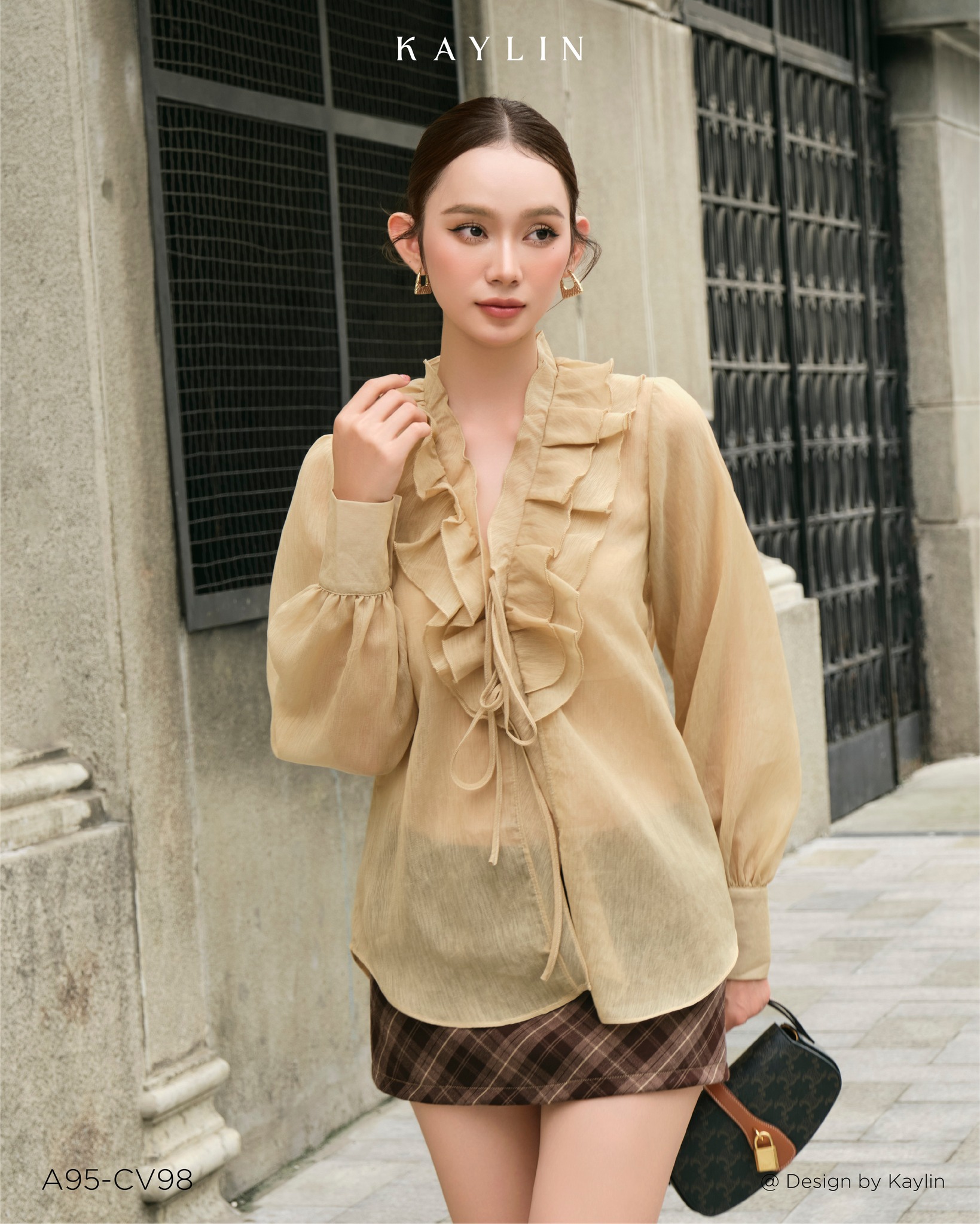 Áo Tơ Bèo Nhẹ Dáng Bay KAYLIN Lirra Top
