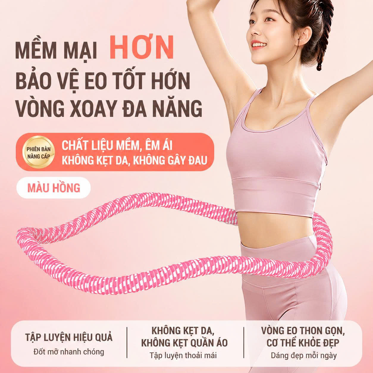 Vòng Lắc Eo Lò Xo Habana Sport 2.5Kg [TẶNG] Dây Nhảy Thể Lực_thumbnail_2