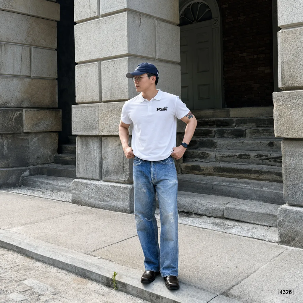Áo polo nam cổ trụ thoáng mát basic Polux 4326_thumbnail_2