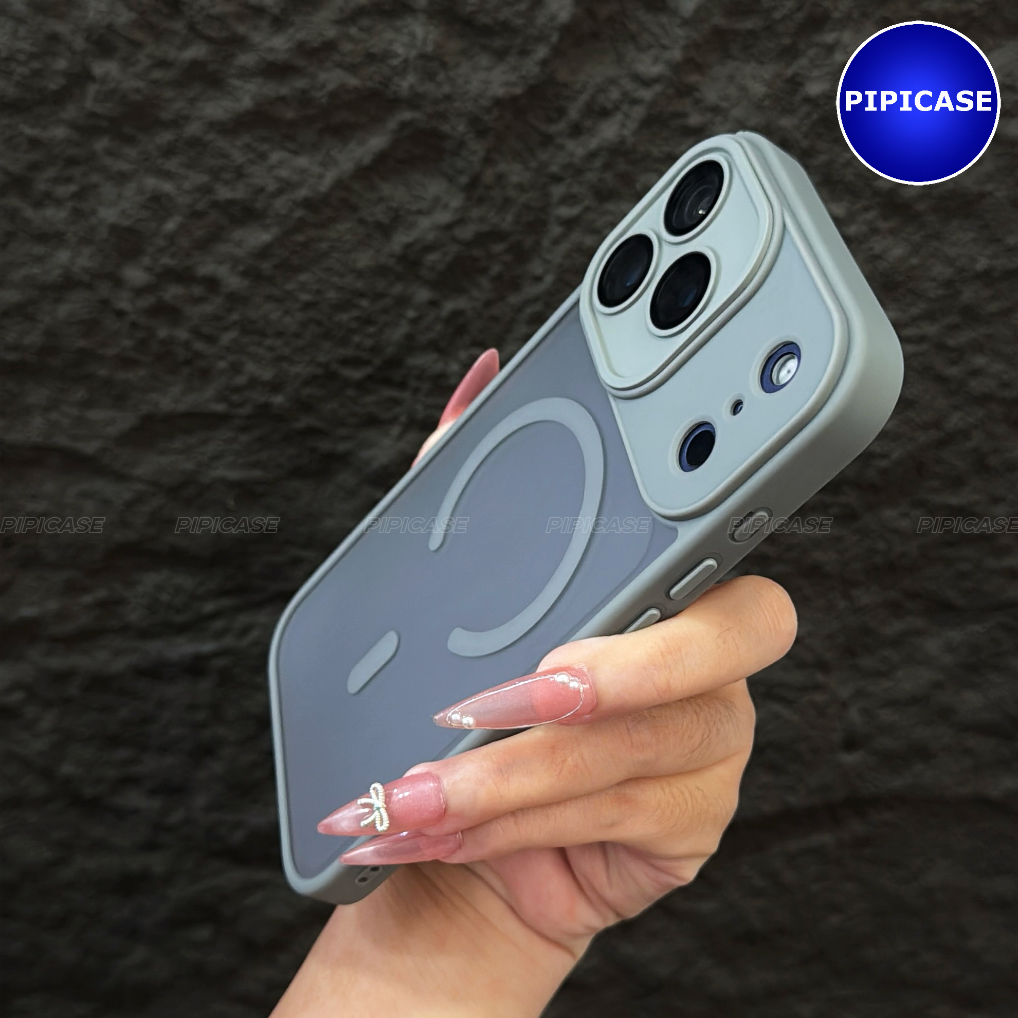 Ốp Lưng iPhone 17 Pro Max - Kao - Xám_thumbnail_14