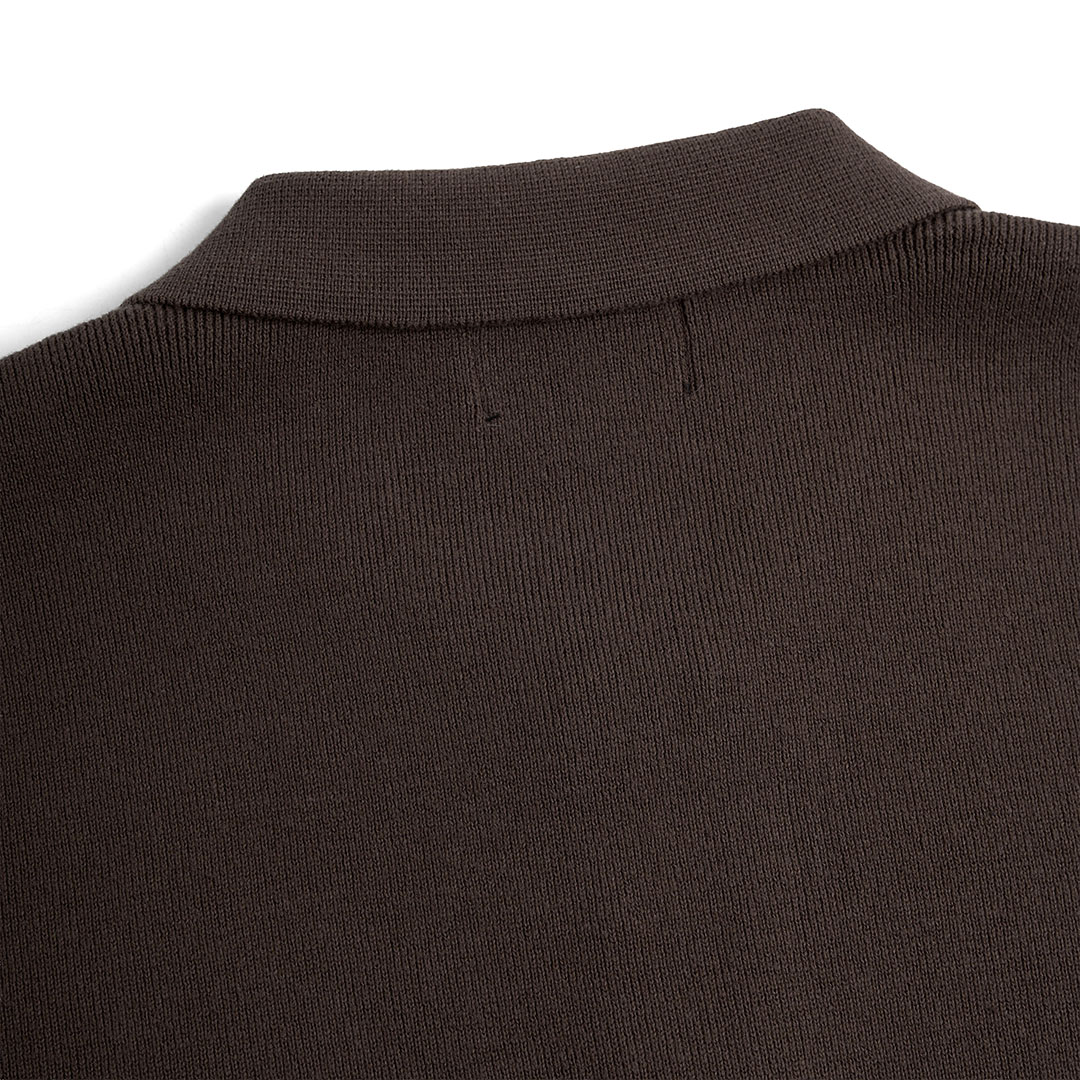 Áo Polo Dệt Kim Rib Knit Có Hàng Nút_thumbnail_7