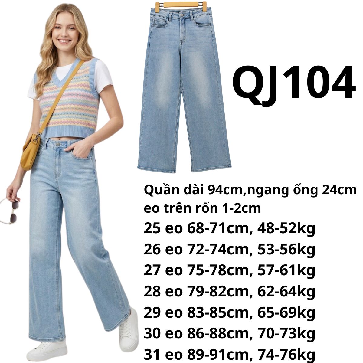 QJ104-Quần jeans Jus