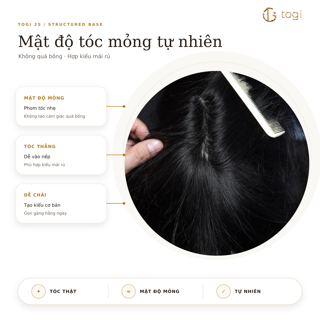 Chi tiết bộ đế Togi25