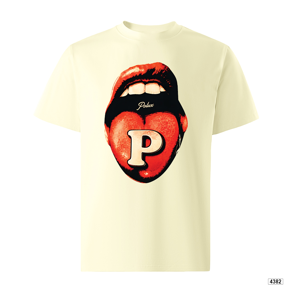 Áo thun nam Red Lips Graphic form rộng cá tính Polux 4382_thumbnail_11