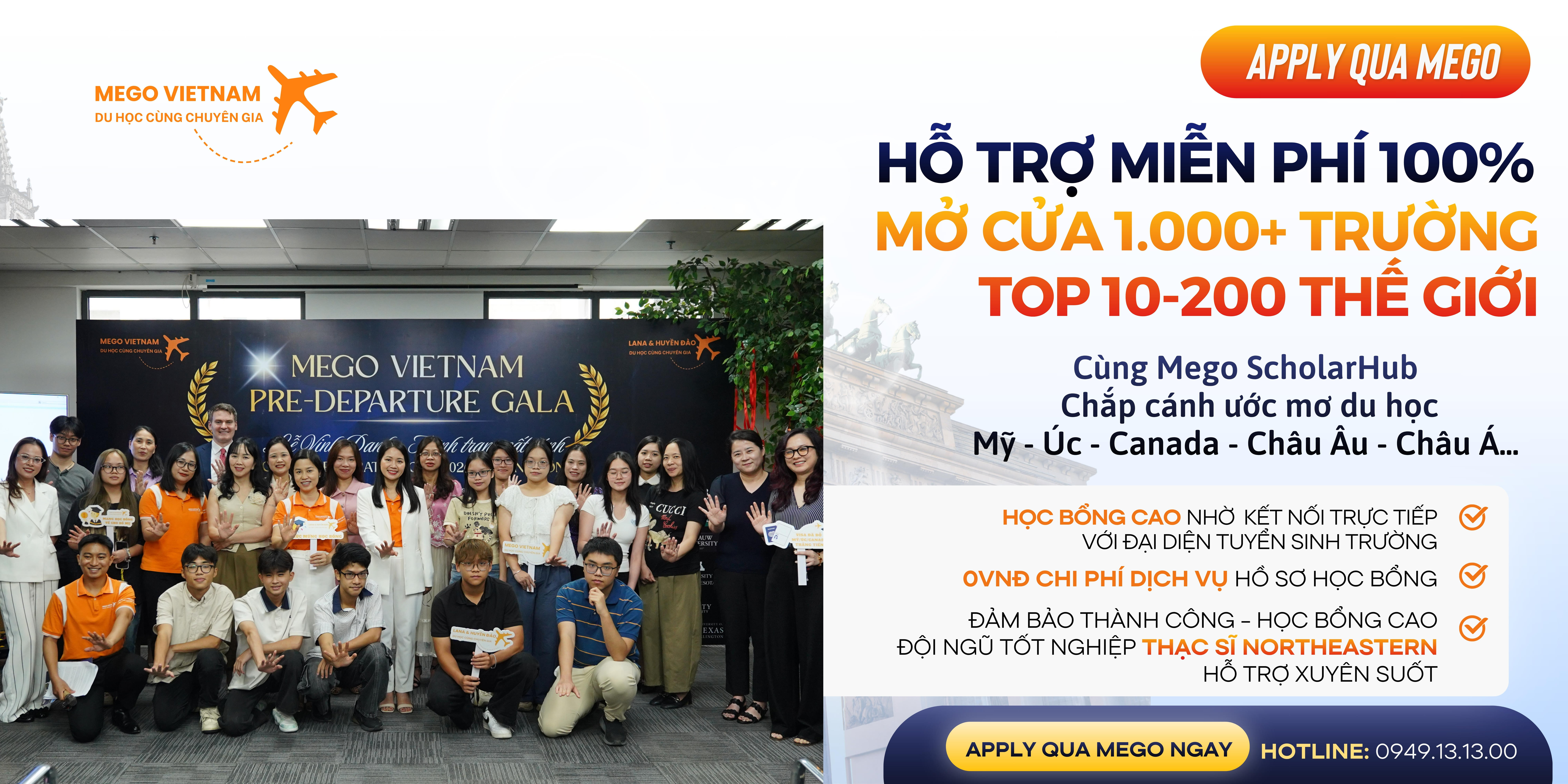 Mego ScholarHub - hỗ trợ hồ sơ du học và học bổng