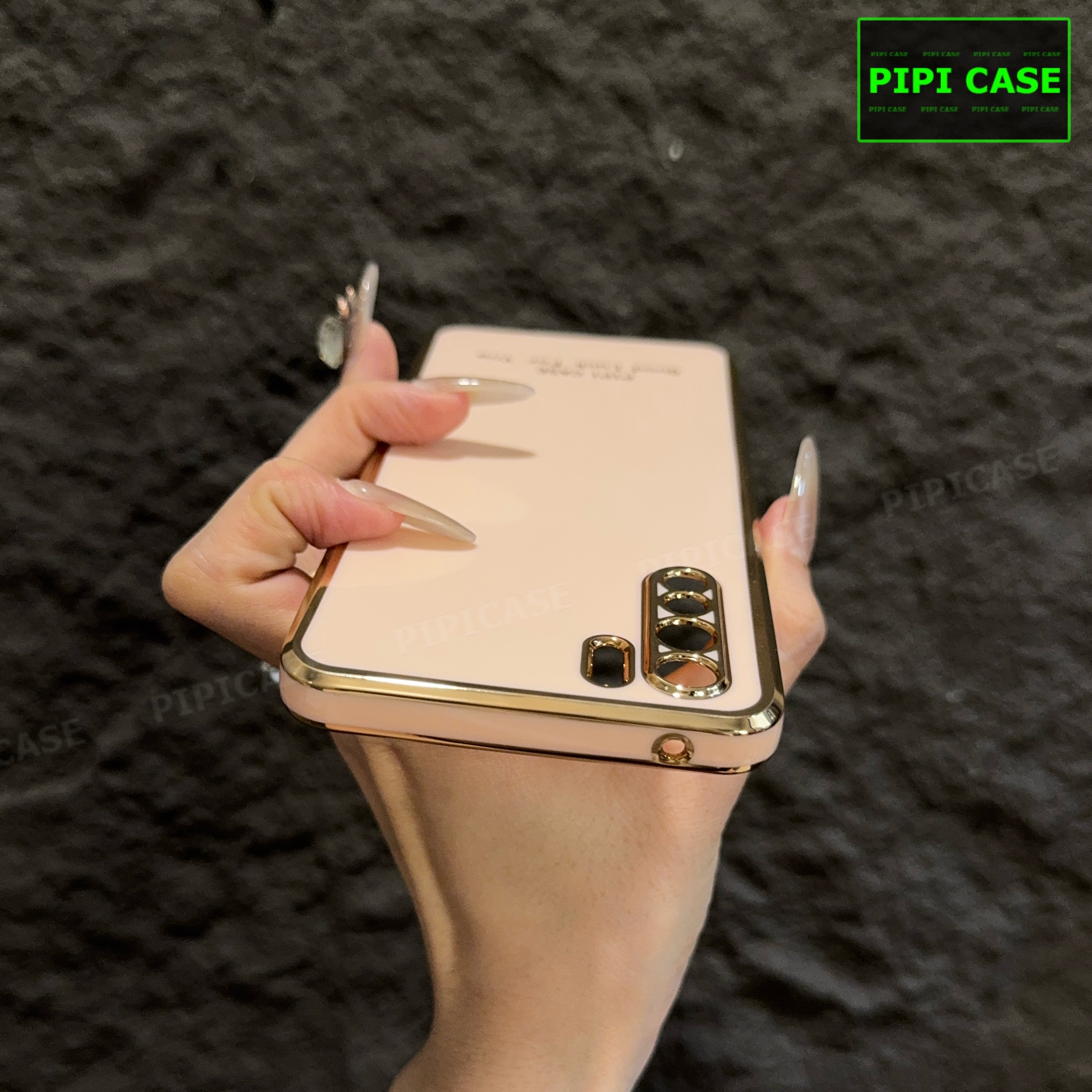 Ốp Lưng Oppo Reno 3 - Royal - Vàng Hồng_thumbnail_4