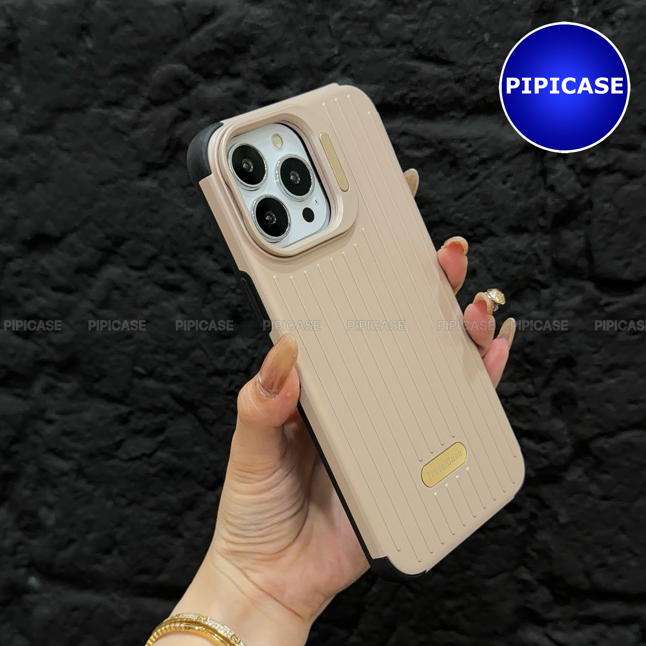 Ốp Lưng iPhone 12 Pro Max - Hondao - Nâu Nhạt_thumbnail_3
