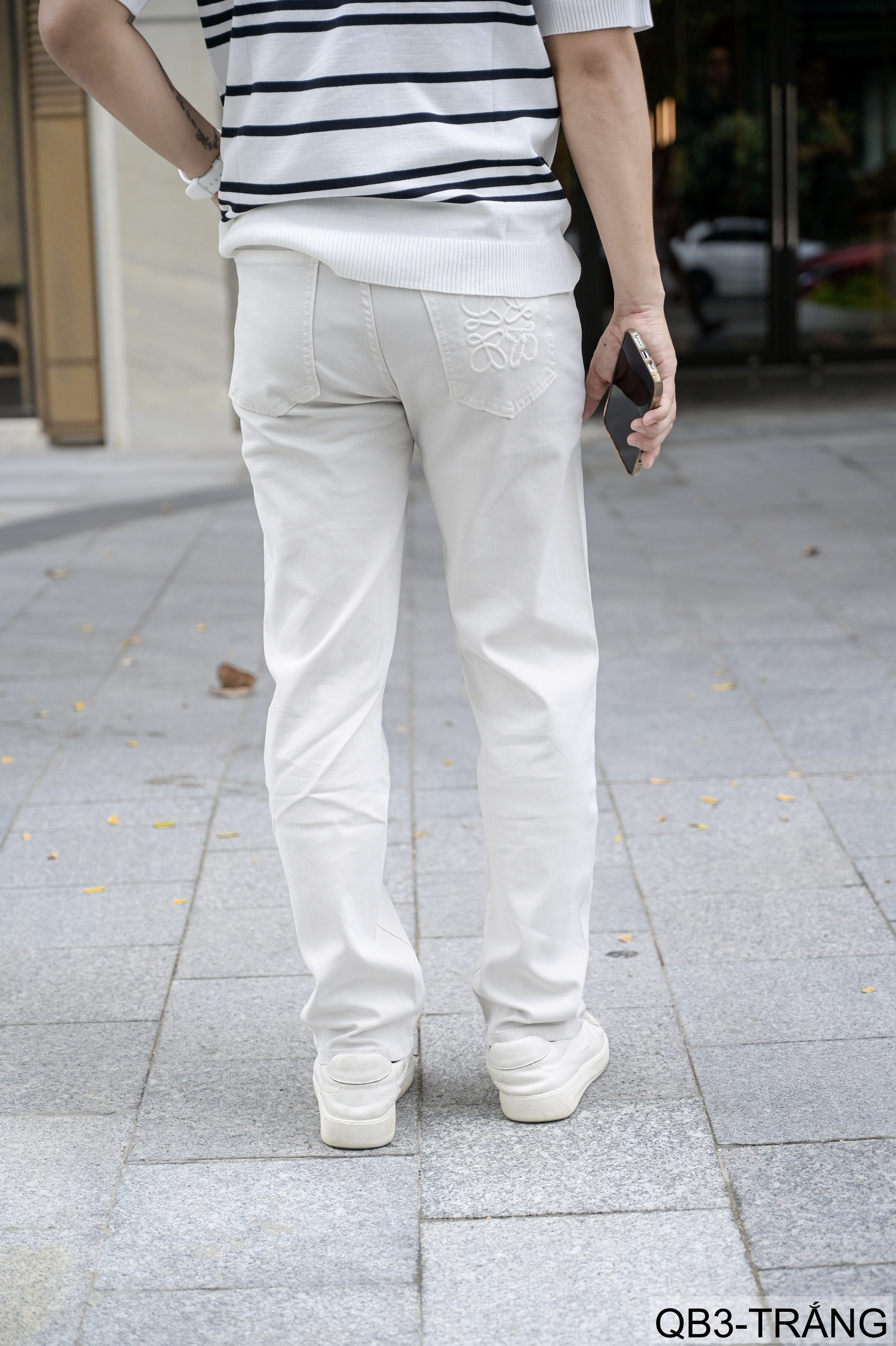 QB3 - Quần jeans nam ống rộng trắng phong cách retro Mỹ, chất cotton mềm mại, form suông thoải mái_thumbnail_2