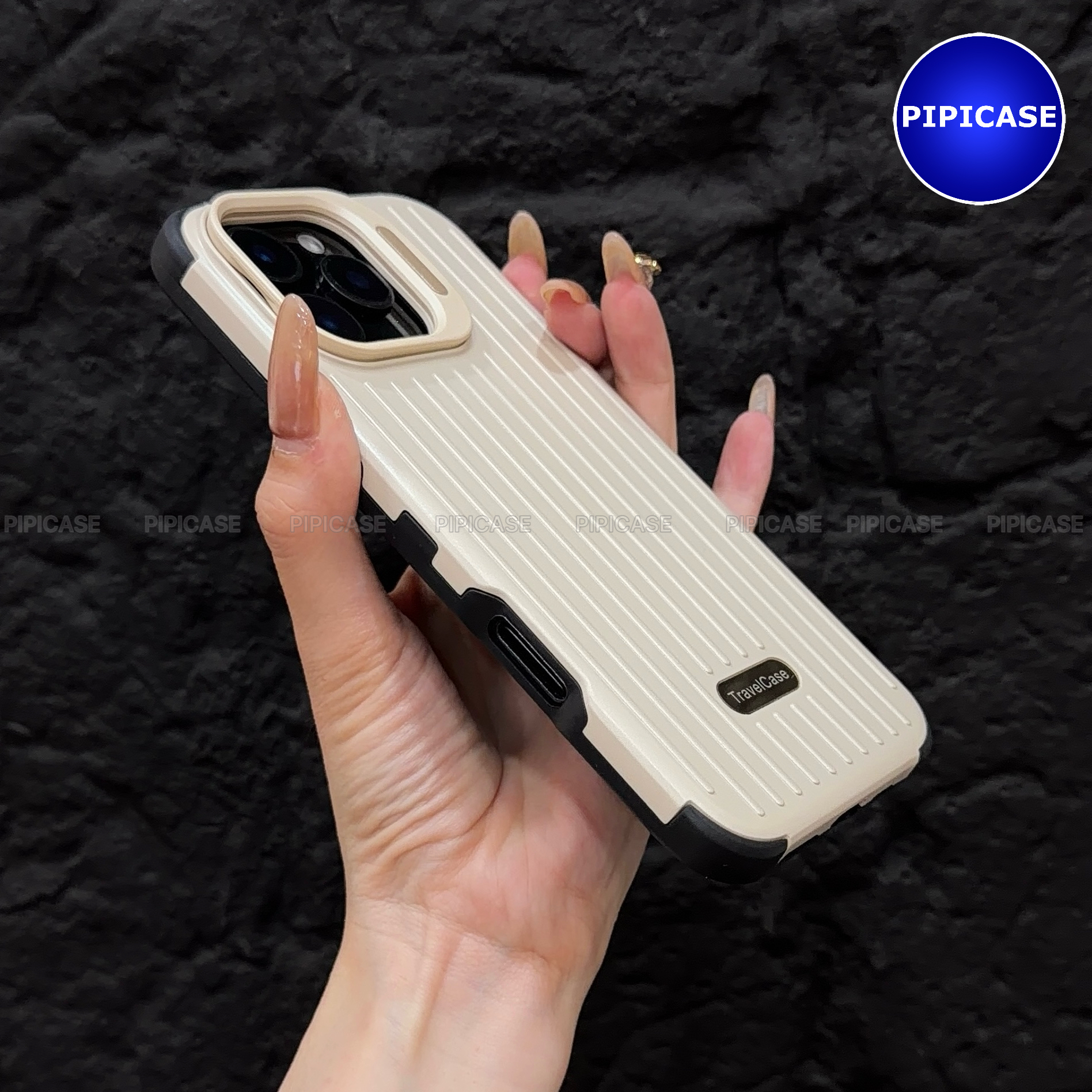 Ốp Lưng iPhone 16 Pro Max - Hondao - Kem_thumbnail_1