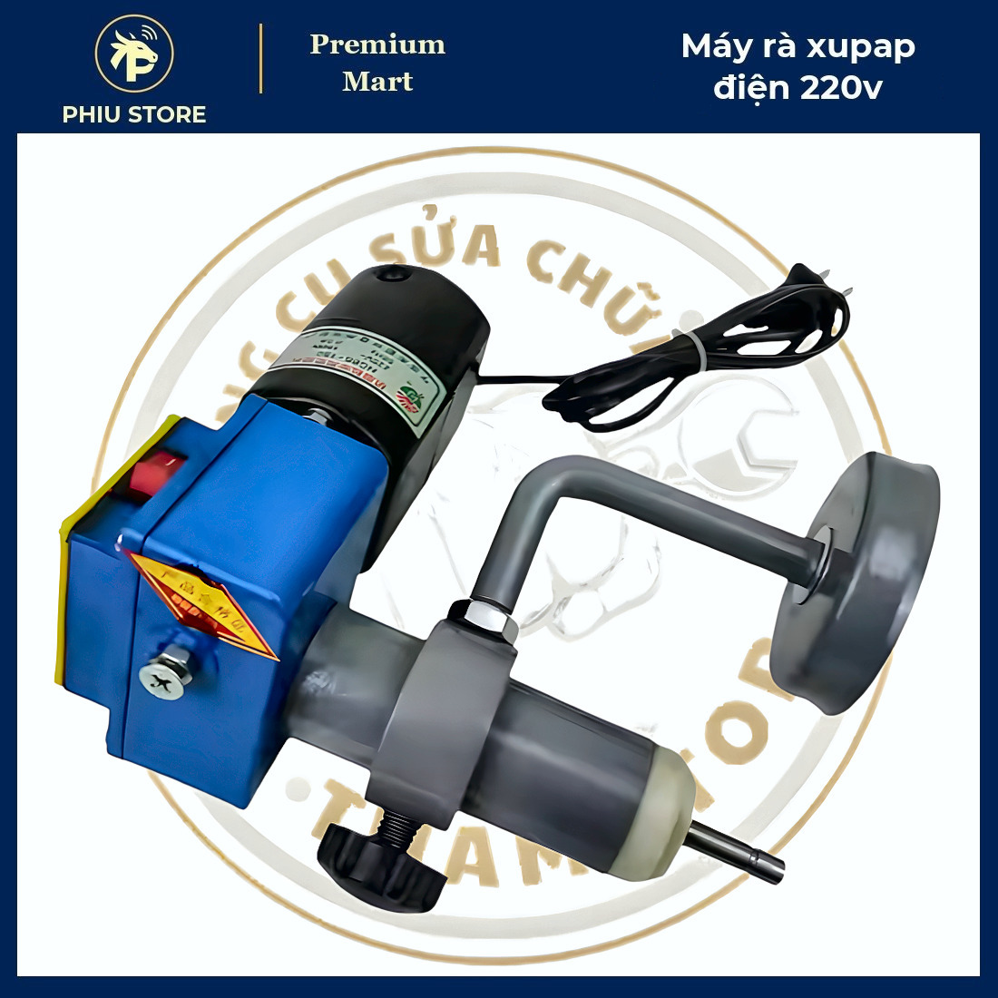Máy Rà Xupap Điện 220V 160W - Máy Xoáy Xupap Đa Năng Cho Ô Tô Xe Máy_thumbnail_3