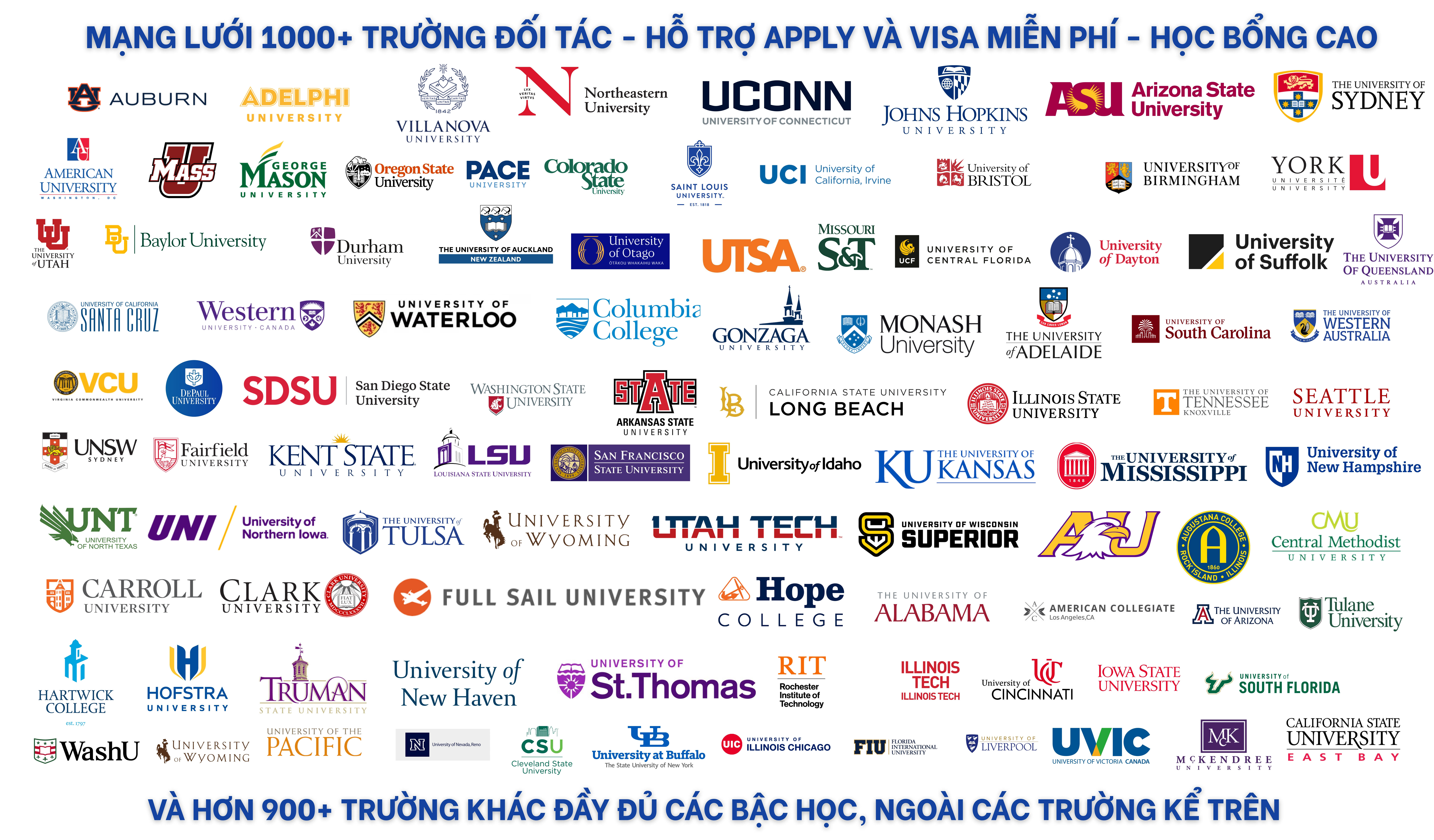 Mạng lưới trường đối tác Mego ScholarHub