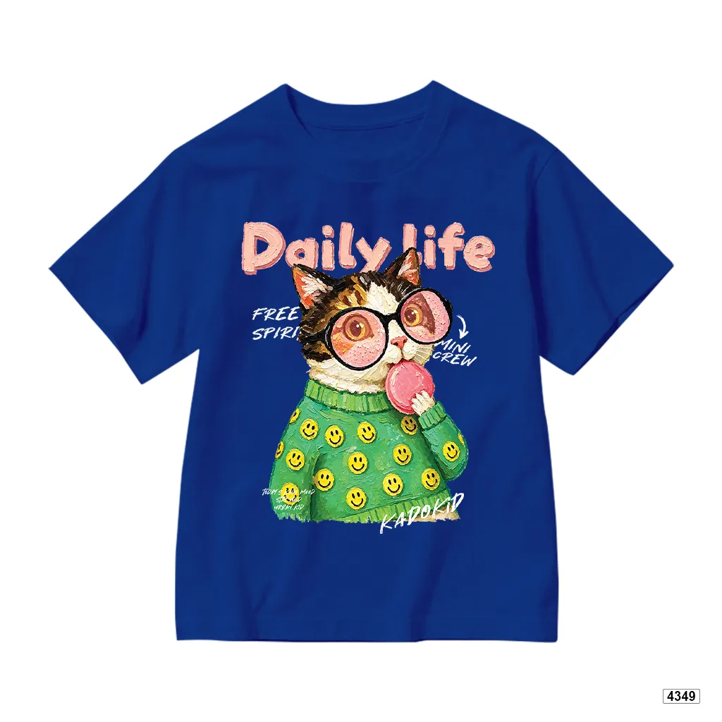 Áo thun bé trai form rộng Daily Life Cat Kado 4349_thumbnail_13