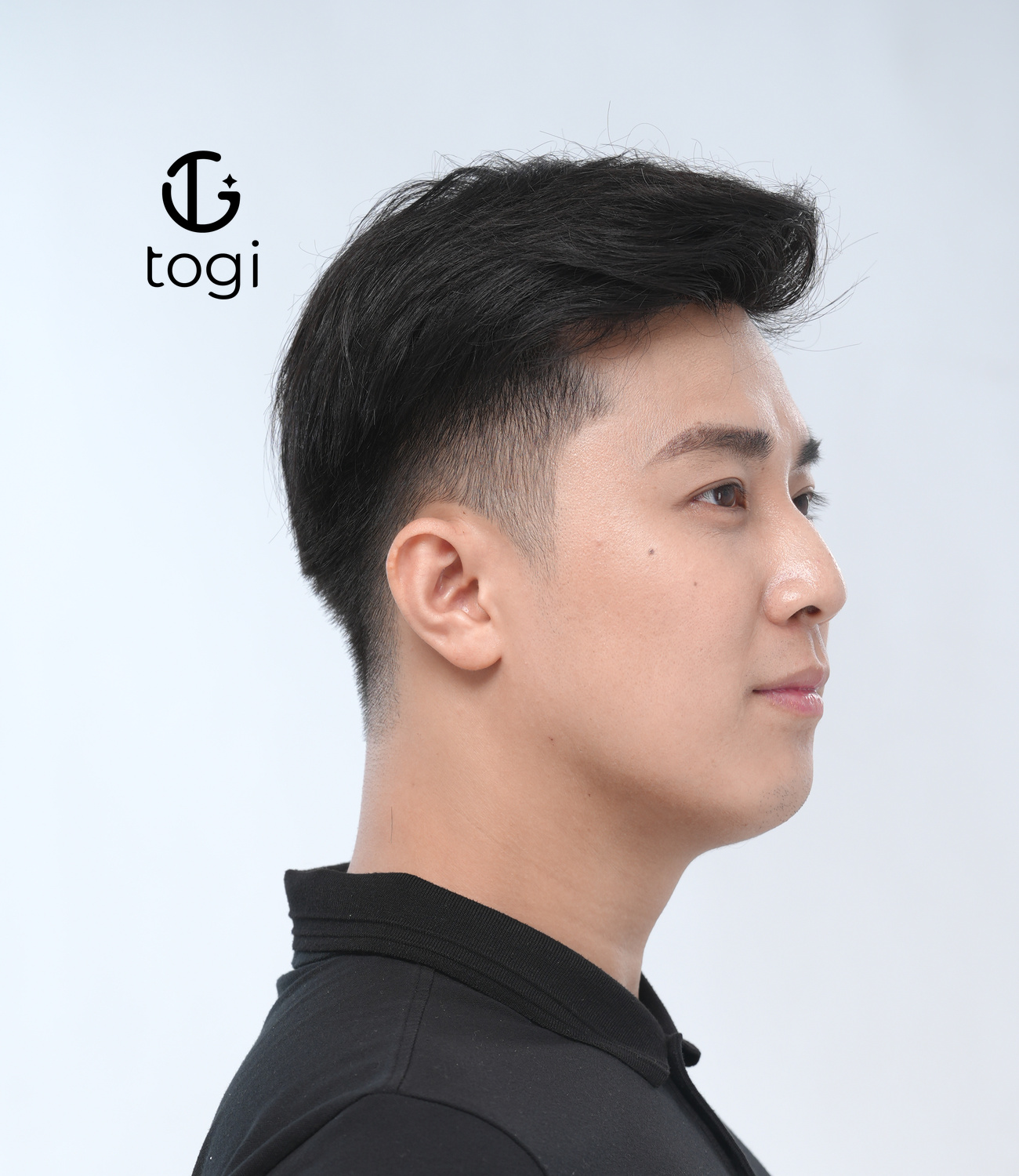 Tóc giả nam Sidepart lịch lãm cho tóc hói làm từ tóc thật_thumbnail_4