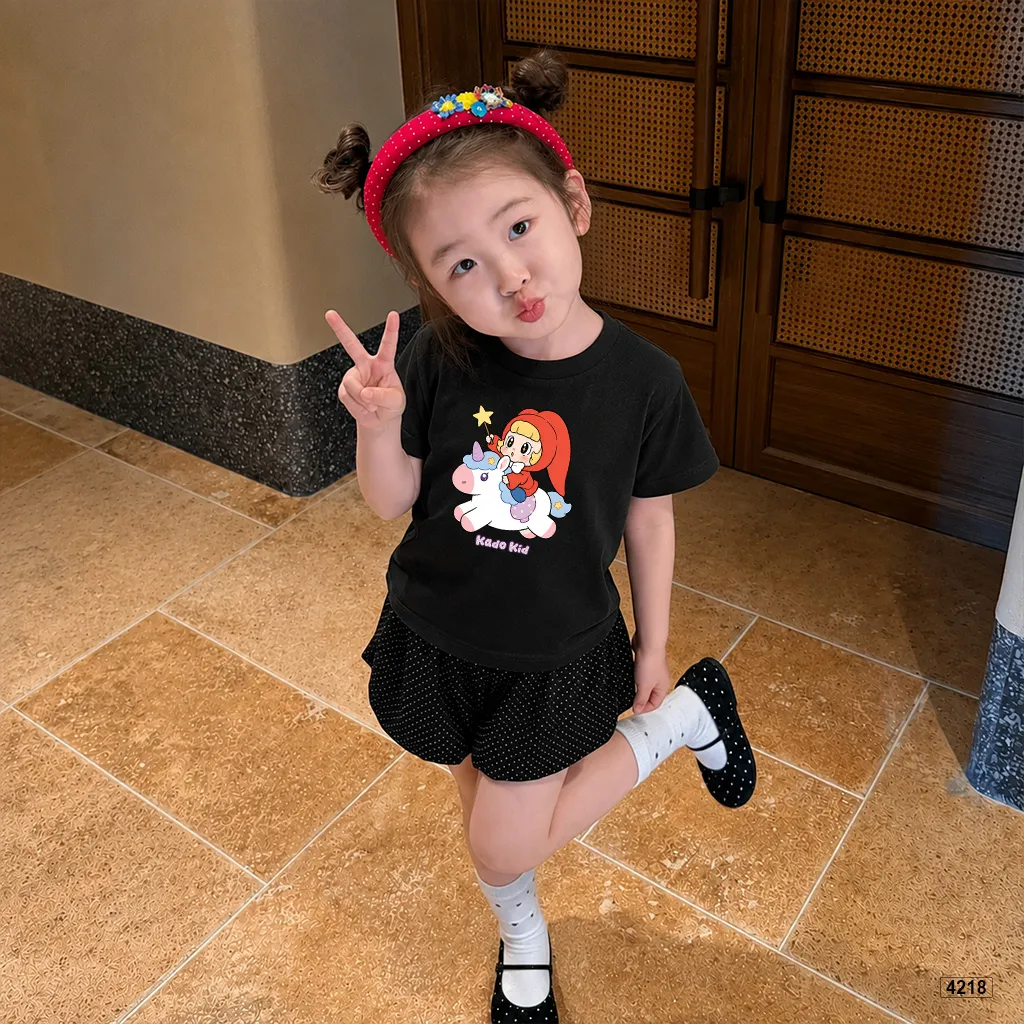 Áo thun bé gái Unicorn Princess đáng yêu Kado 4218_thumbnail_3