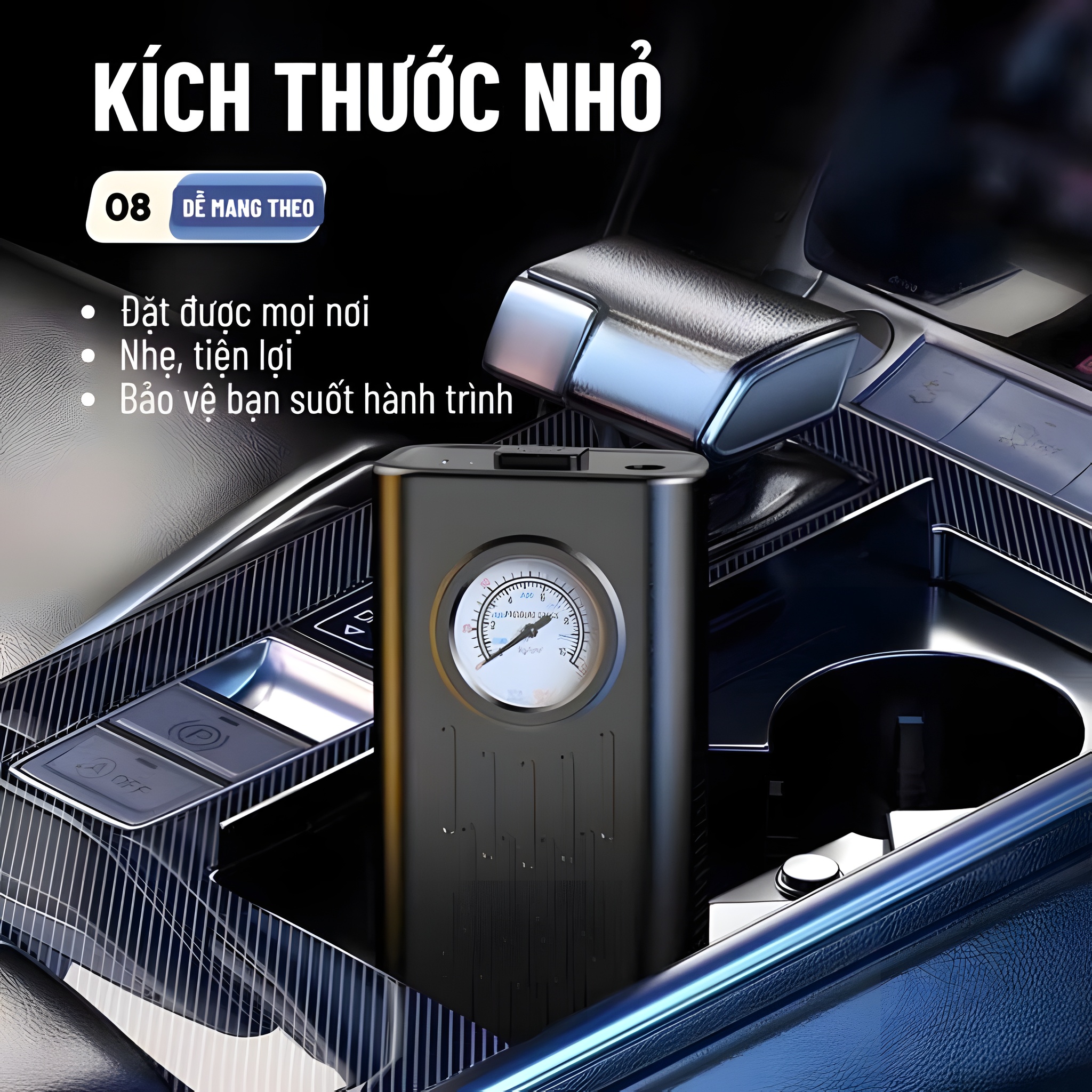 Kinh Nghiệm Chọn Mua Máy Bơm Hơi Mini Cầm Tay Tốt, Bền Bỉ