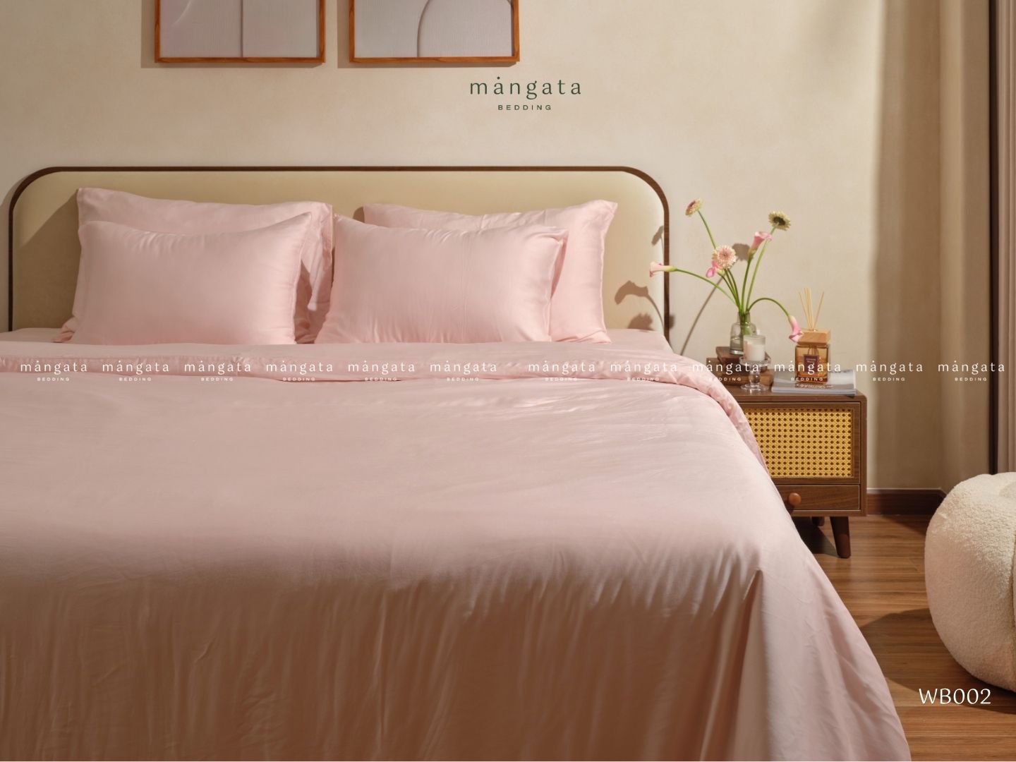 Rosy Coral - Bộ 𝗧𝗔𝗡𝗕𝗢𝗢𝗖𝗘𝗟® Washed Bamboo_thumbnail_3