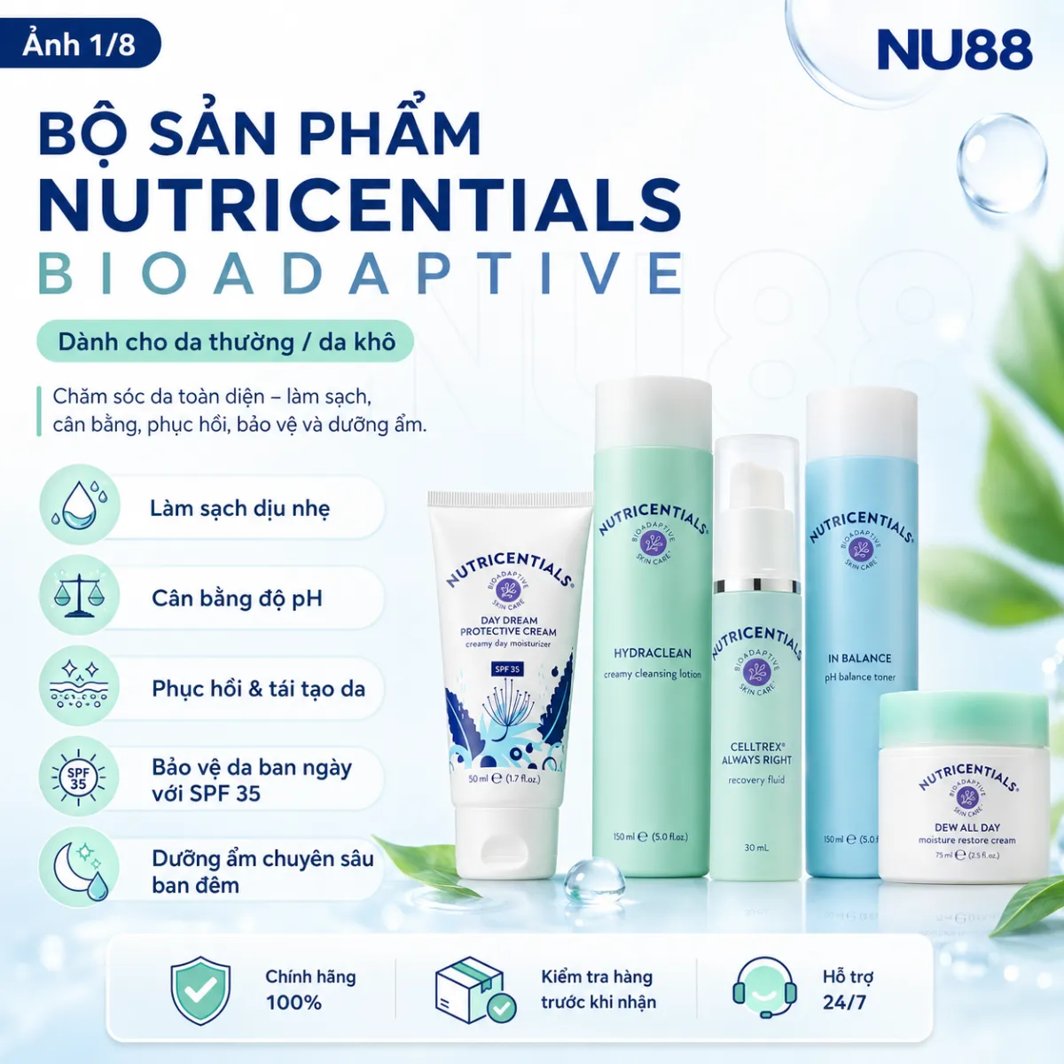 Bộ Sản Phẩm Nutricentials Bioadaptive dành cho Da Thường/ Da Khô_thumbnail_6