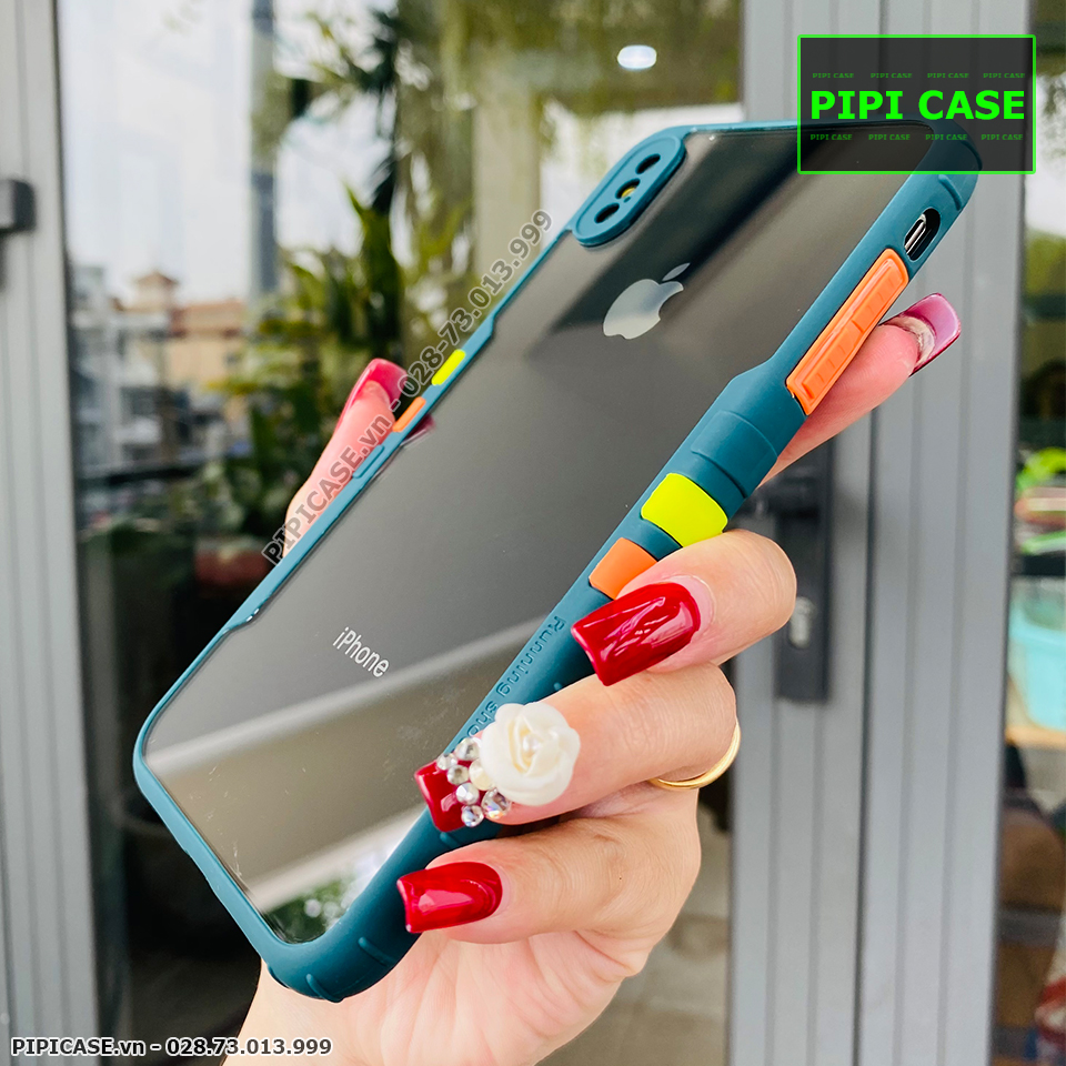 Ốp Lưng iPhone X / XS - Running Man - Xanh Rêu_thumbnail_2