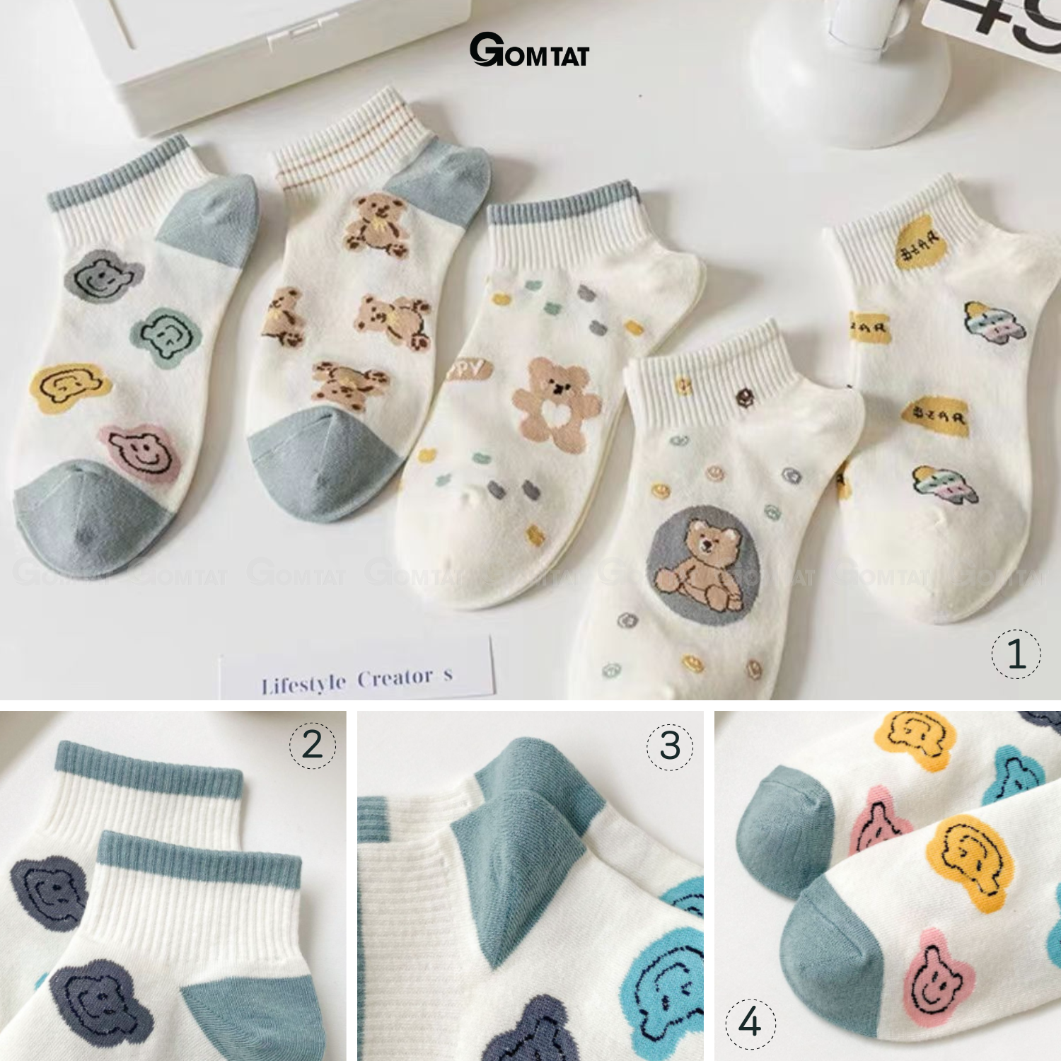 Set 5 đôi tất vớ nữ cổ ngắn UYE-CBCN_thumbnail_34