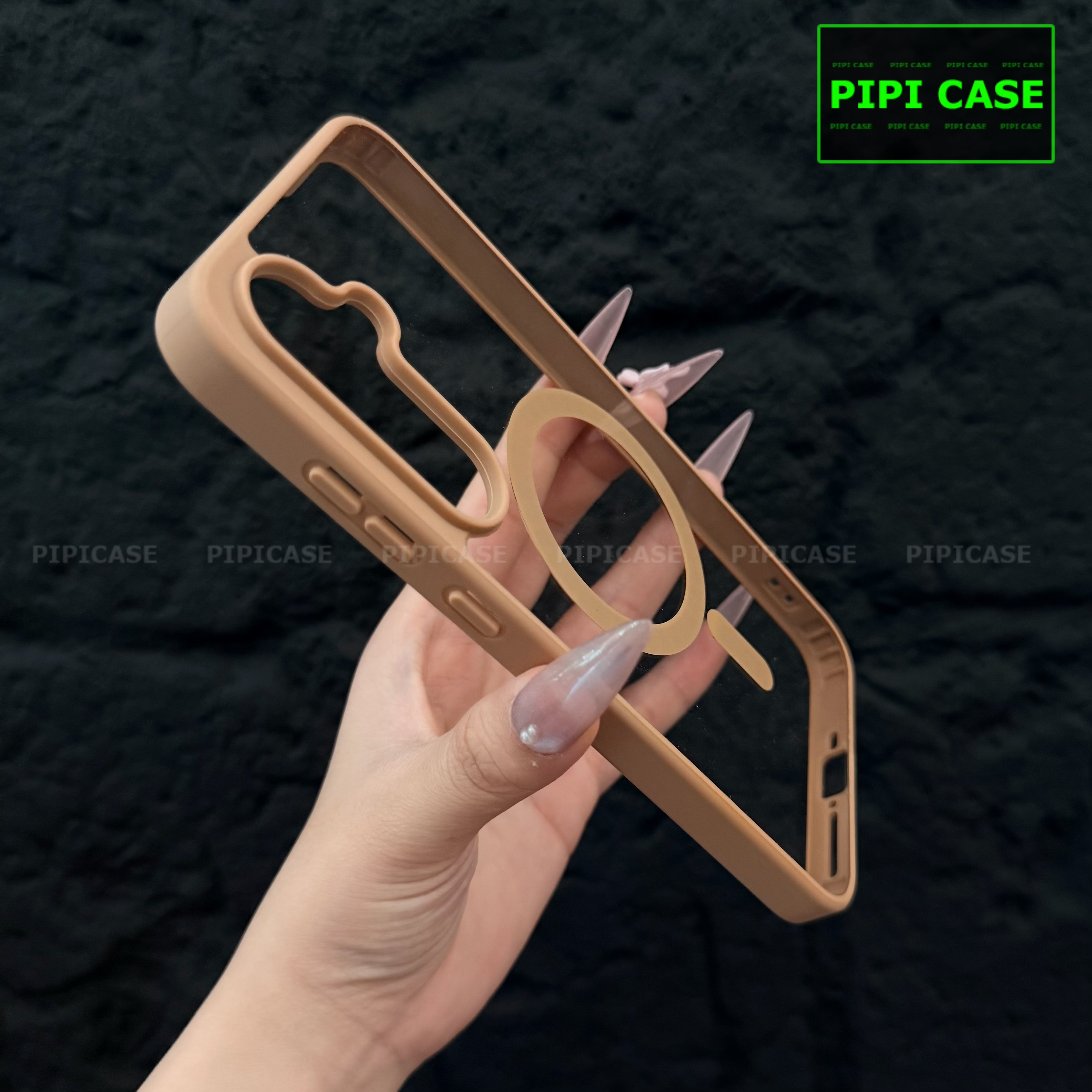 Ốp Lưng Samsung A35 - Chic - Nâu Nhạt_thumbnail_2