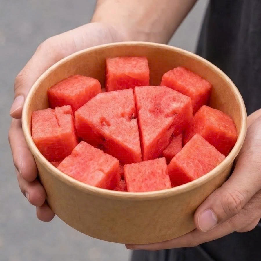 Dưa hấu cắt sẵn