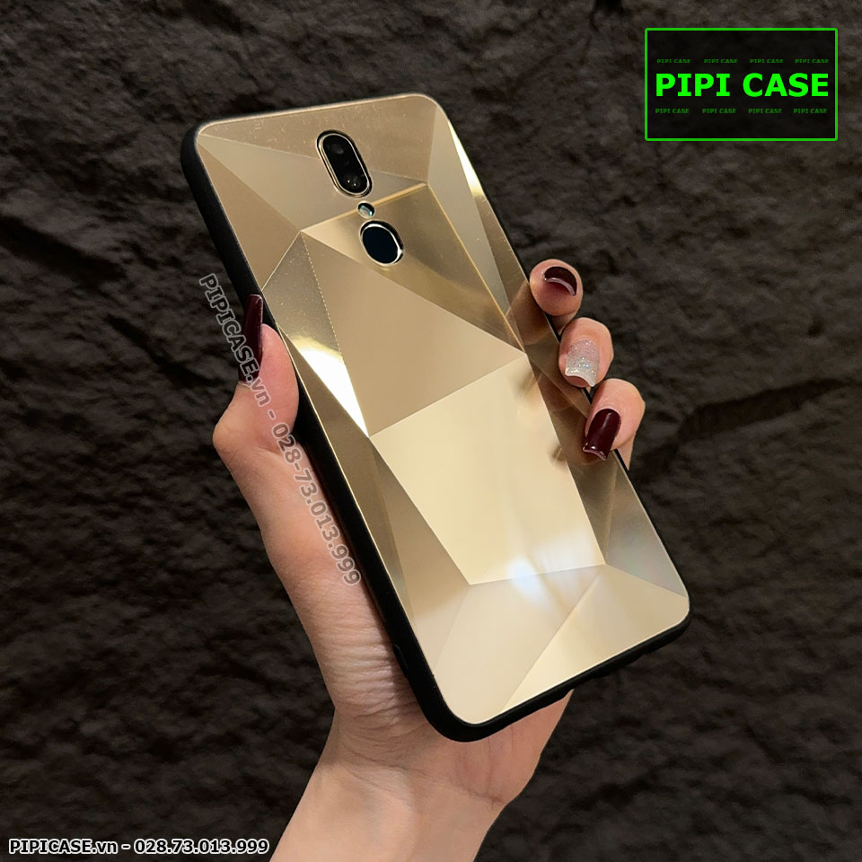 Ốp Lưng Oppo F11 - Kim Cương 6D - Vàng_thumbnail_3