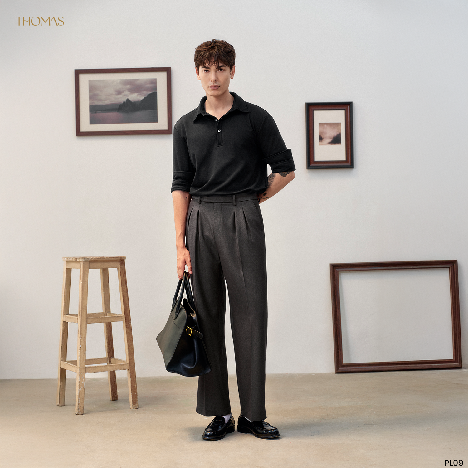 Áo Polo Dài Tay Gavin Vải Pique Form Regular_thumbnail_5