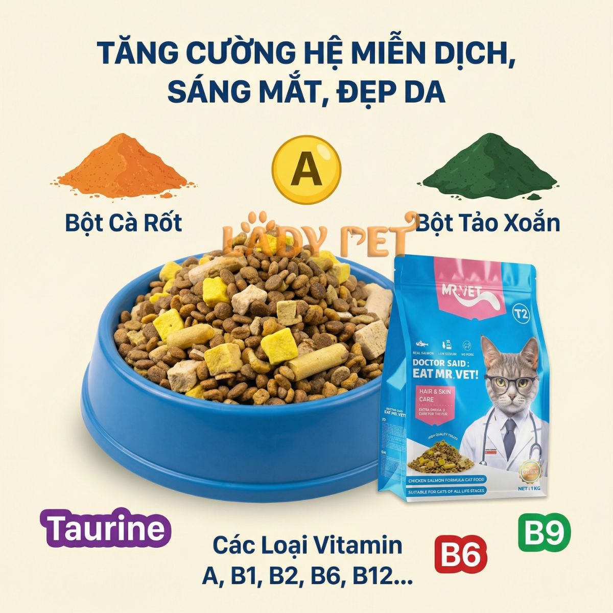 Hạt cho mèo MR VET T2 cho mèo (1KG)_thumbnail_6