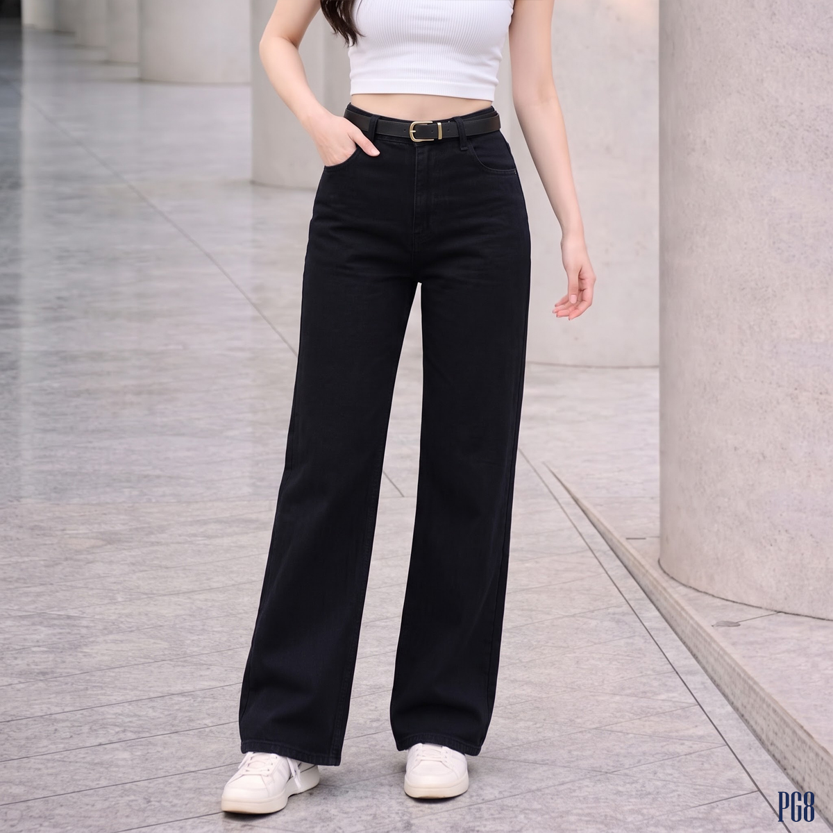 Quần Jeans nữ dáng loe nhẹ ( PG8 )
