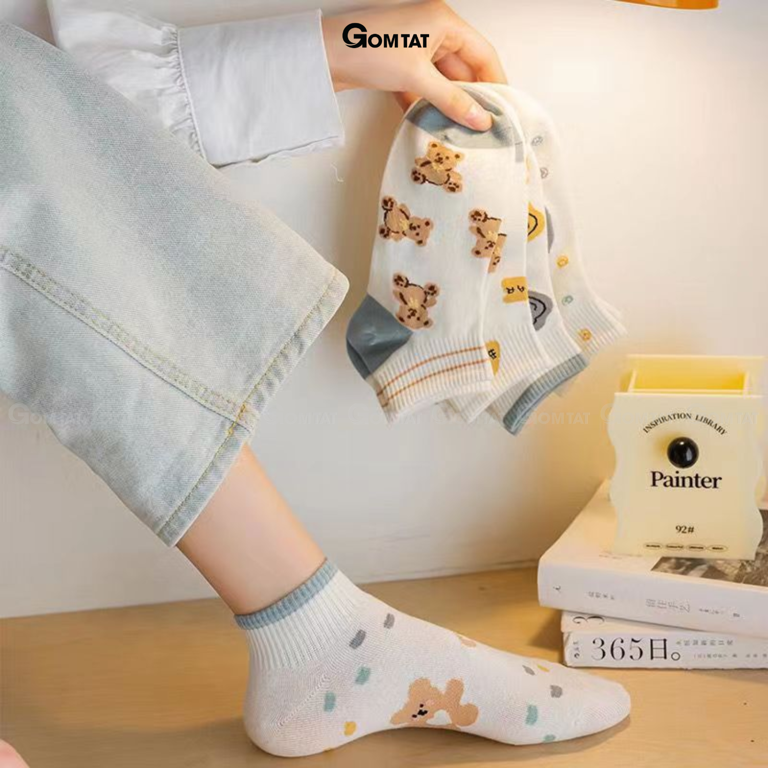 Set 5 đôi tất vớ nữ cổ ngắn UYE-CBCN_thumbnail_40