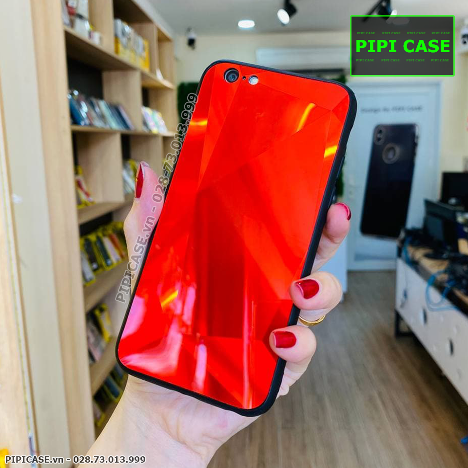 Ốp Lưng iPhone 6 / 6S - Kim Cương 6D - Đỏ_thumbnail_4