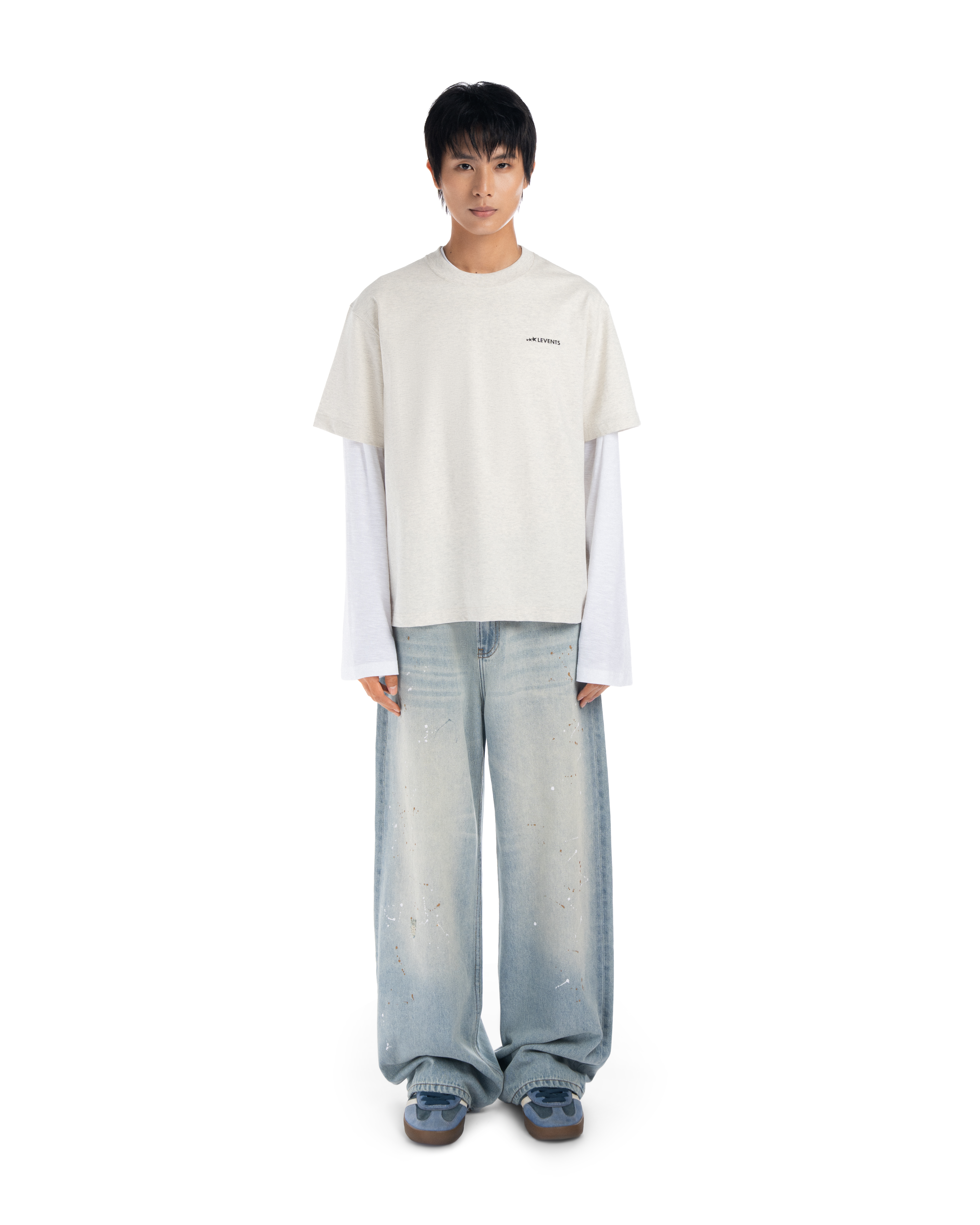 Levents® XL Logo Star Shark Semi-Oversized Tee