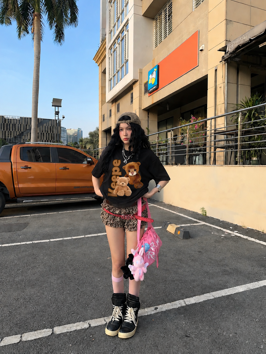 DOUPLE Teddy DCK T-Shirt - Cotton 100%_thumbnail_5