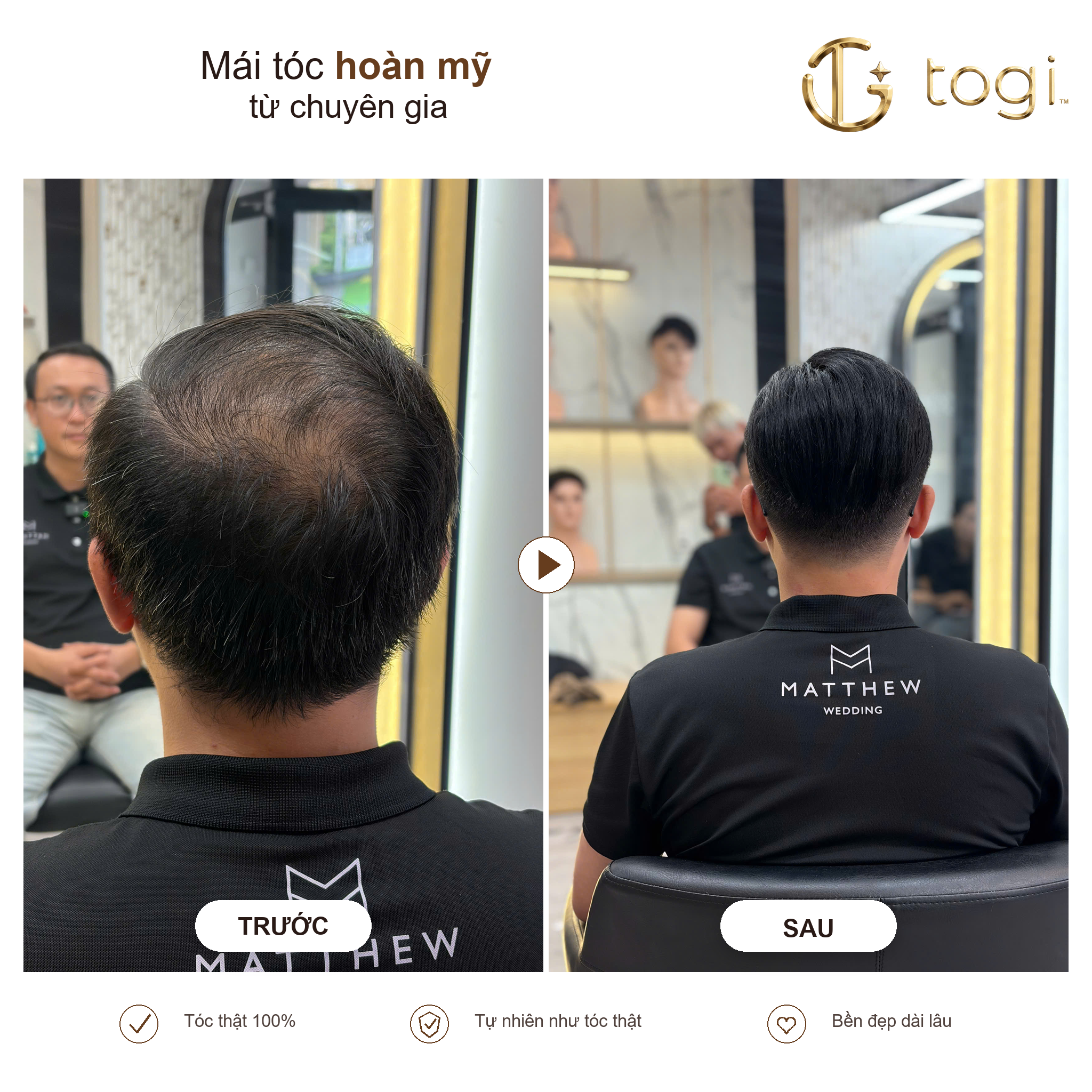 Togi65 sau gáy cắt chỉnh tại salon