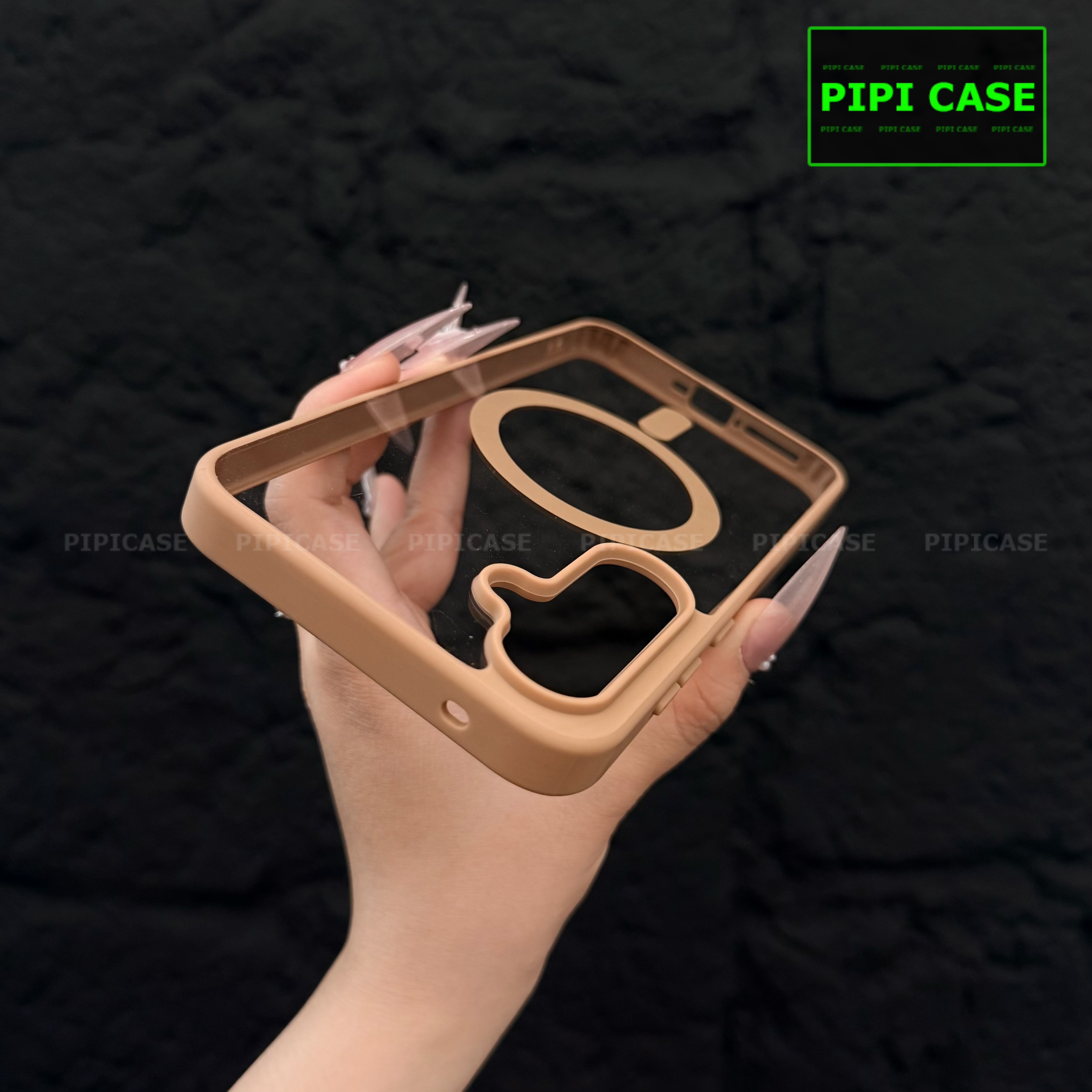 Ốp Lưng Samsung A35 - Chic - Nâu Nhạt_thumbnail_1