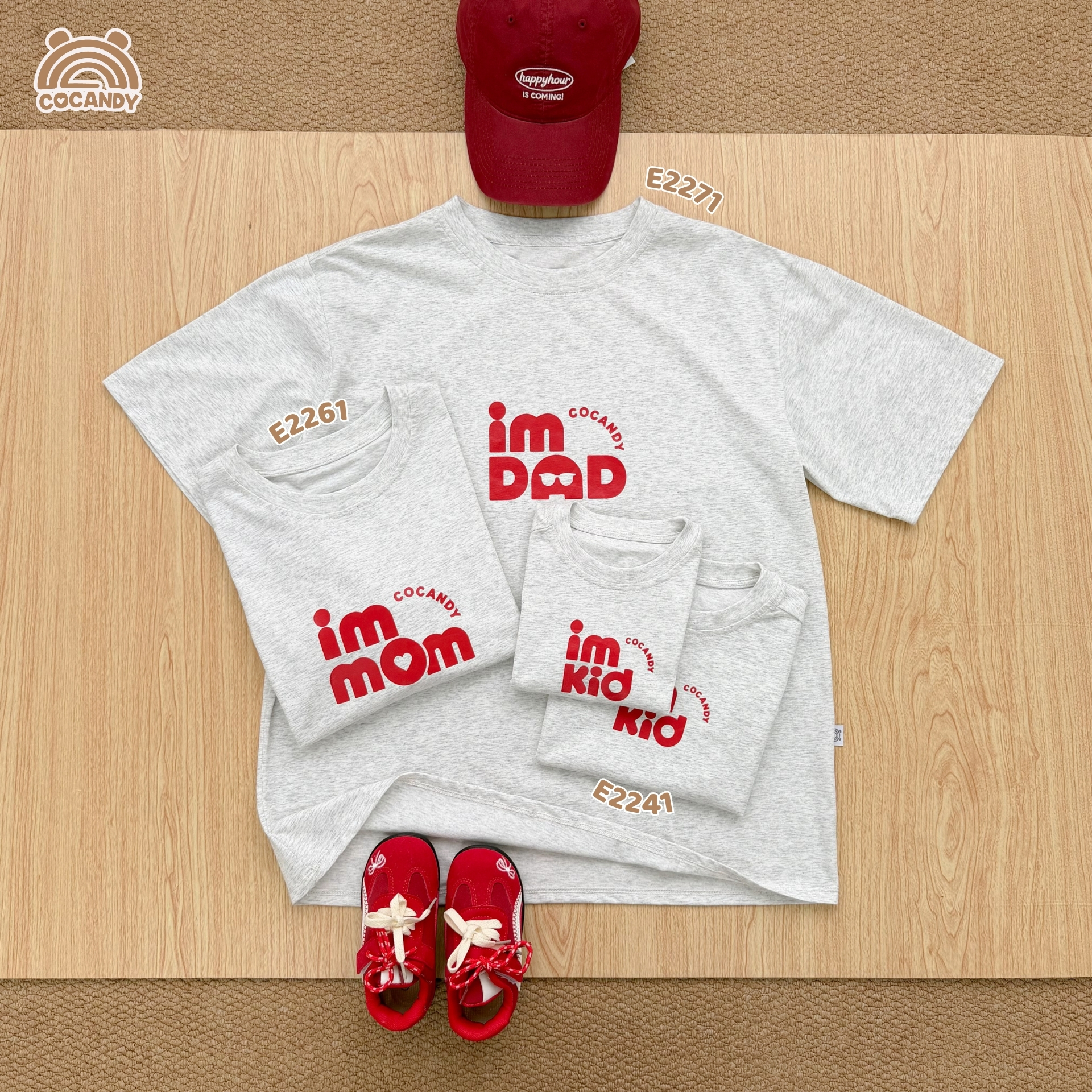 Áo cộc cotton XÁM 