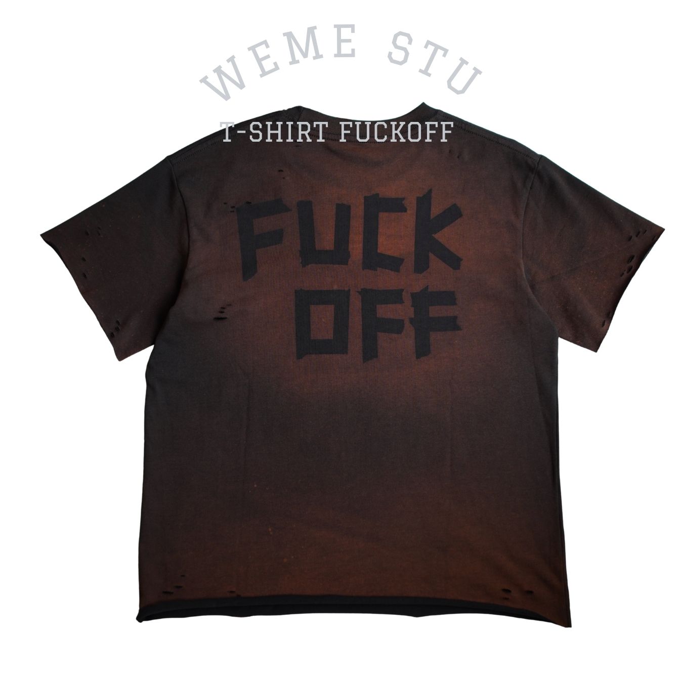 Áo thun from boxy WEME- FUKOFF unisex
