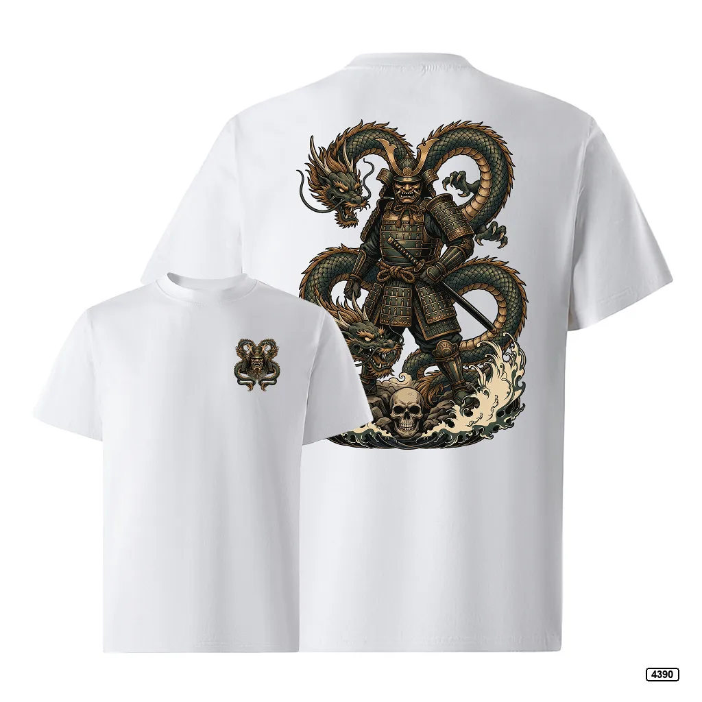 Áo thun nam samurai serpent form rộng TeePrint 4390_thumbnail_11