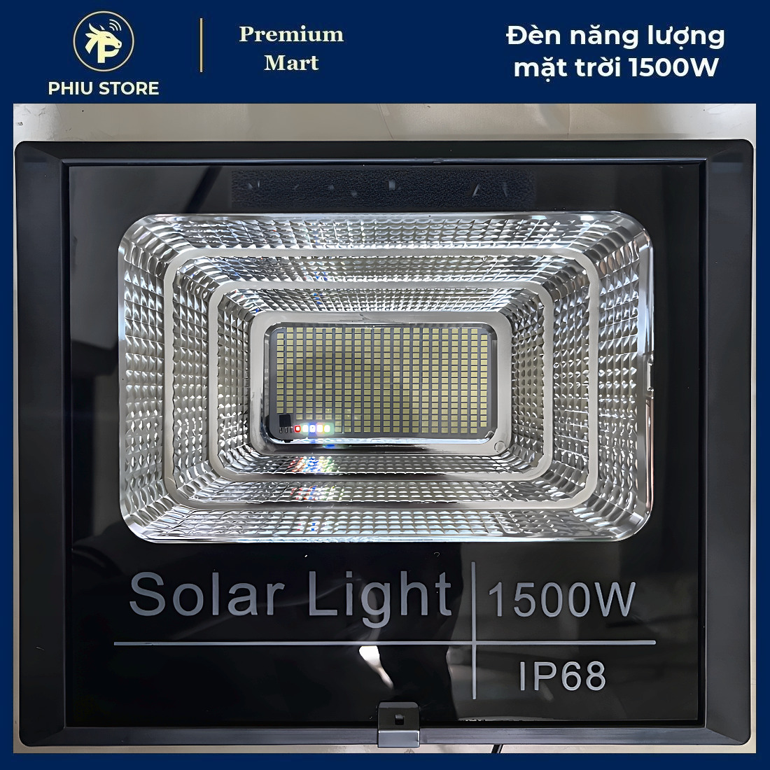 Đèn năng lượng mặt trời, đèn pha năng lượng mặt trời 1500W, đèn NLMT có điều khiển, tấm pin rời, chống nước IP68, PHIU STORE_thumbnail_5