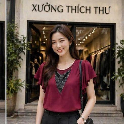Áo thun borip quảng châu E206 - Chất liệu borip cao cấp, co giãn 4 chiều, ôm dáng, thoáng mát, form basic dễ phối, phù hợp nam/nữ, size S/M/L_thumbnail_3
