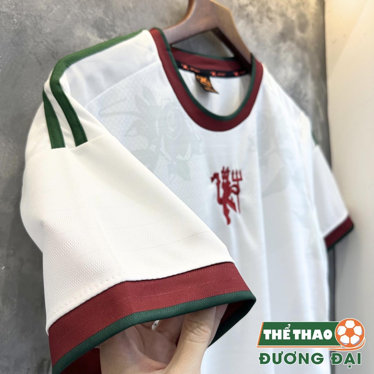 Quần Áo Bóng Đá Devils Trắng Lá 2026 2027 Thun Mè S-Comf Thoáng Khí Thể Thao Đương Đại_thumbnail_6