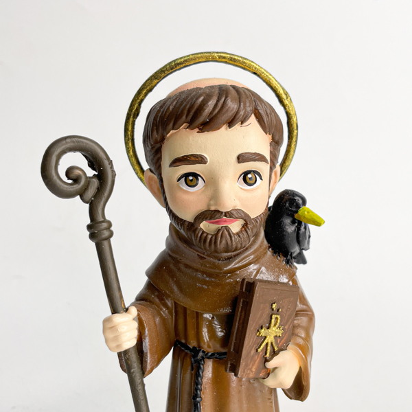 Tượng Thánh Benedicto chibi 15cm_thumbnail_1