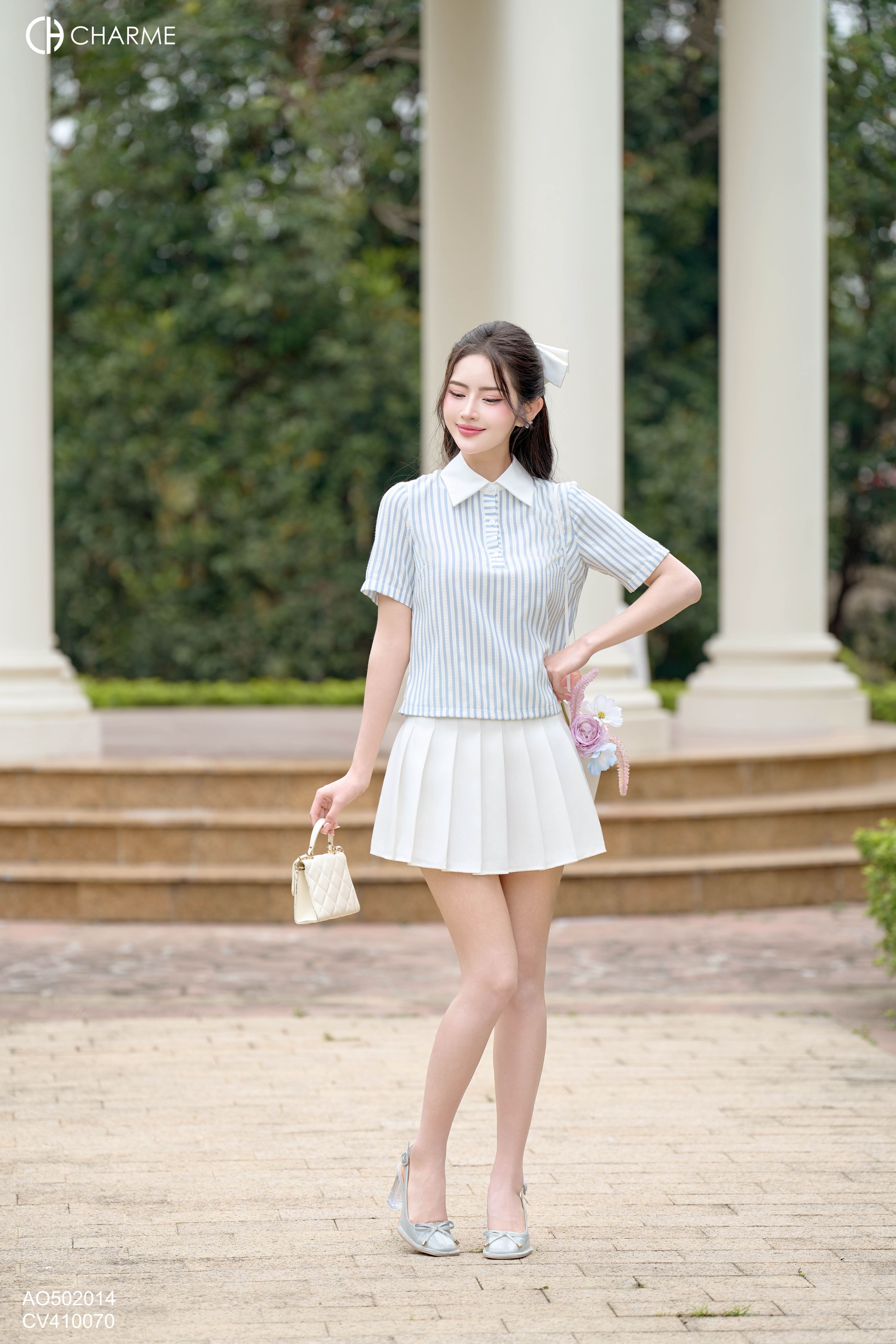 Áo sơ mi cộc dáng lửng 502014