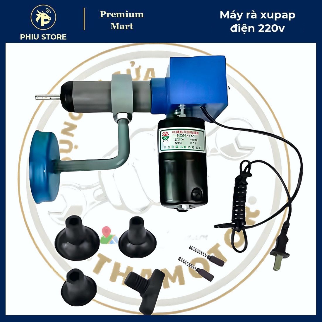Máy Rà Xupap Điện 220V 160W - Máy Xoáy Xupap Đa Năng Cho Ô Tô Xe Máy_thumbnail_4