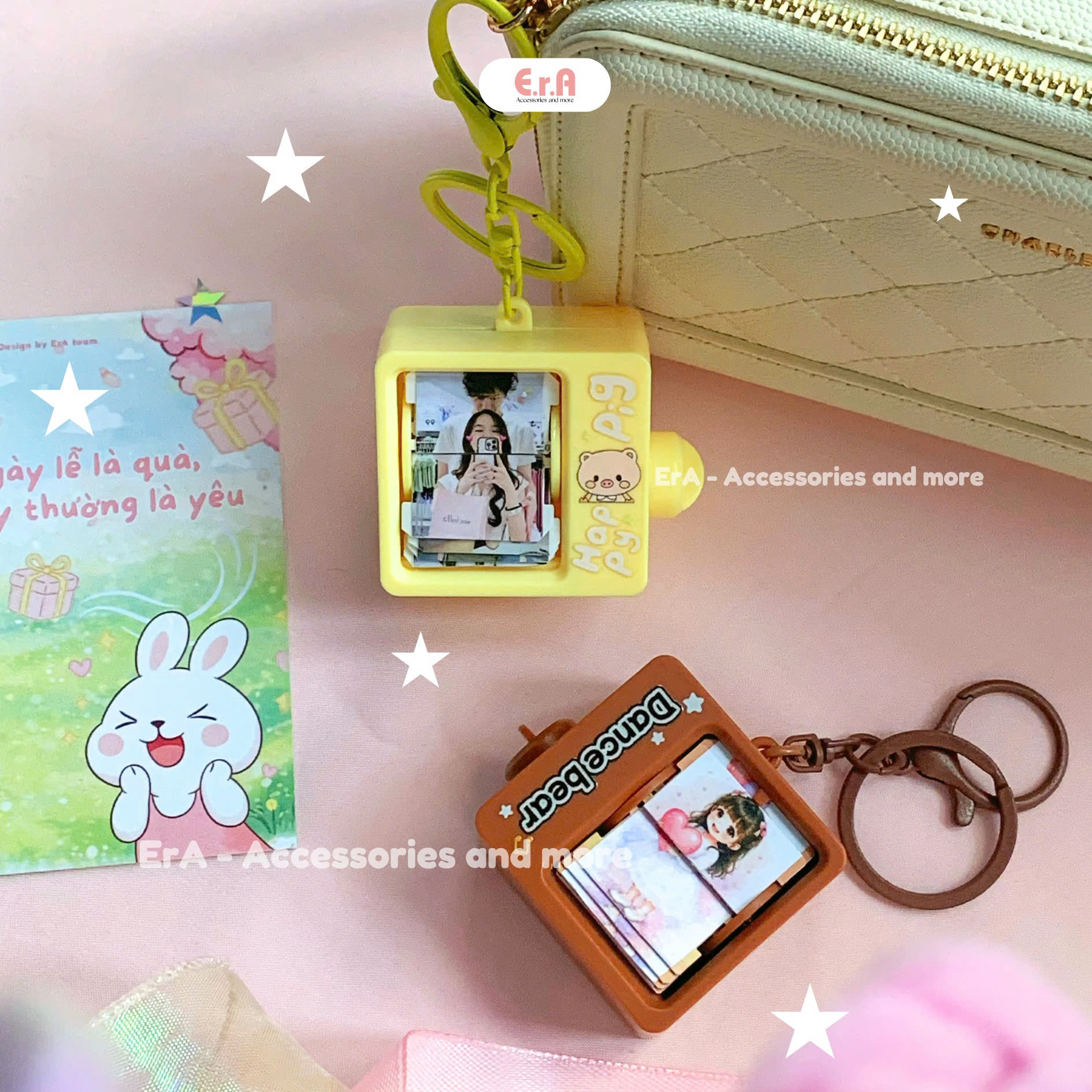 Móc khóa Ảnh xoay Album ảnh DIY_thumbnail_9