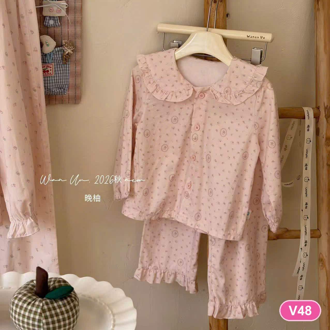 V48 - Set đồ ngủ hãng IU | Sz 100-130 | 8829