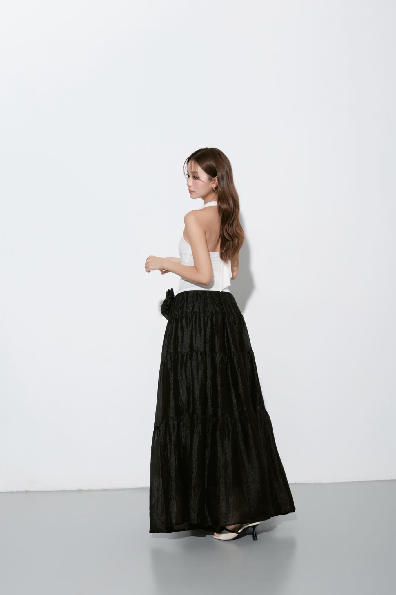 Chân Váy Maxi KAYLIN Petal Veil